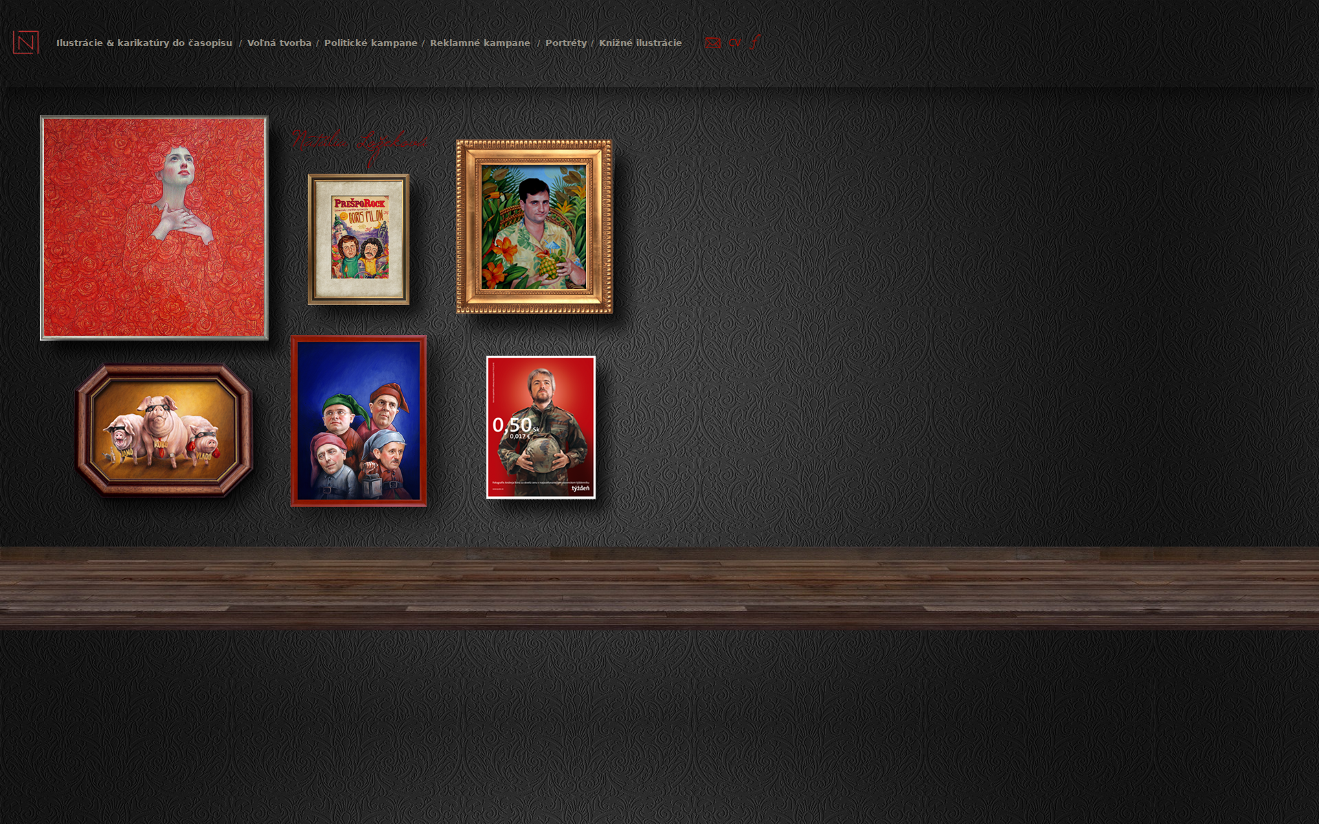 Náhľad webu natalialozekova.sk