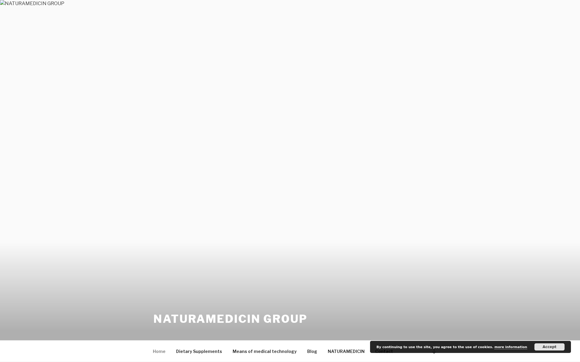 Náhľad webu naturamedicingroup.sk