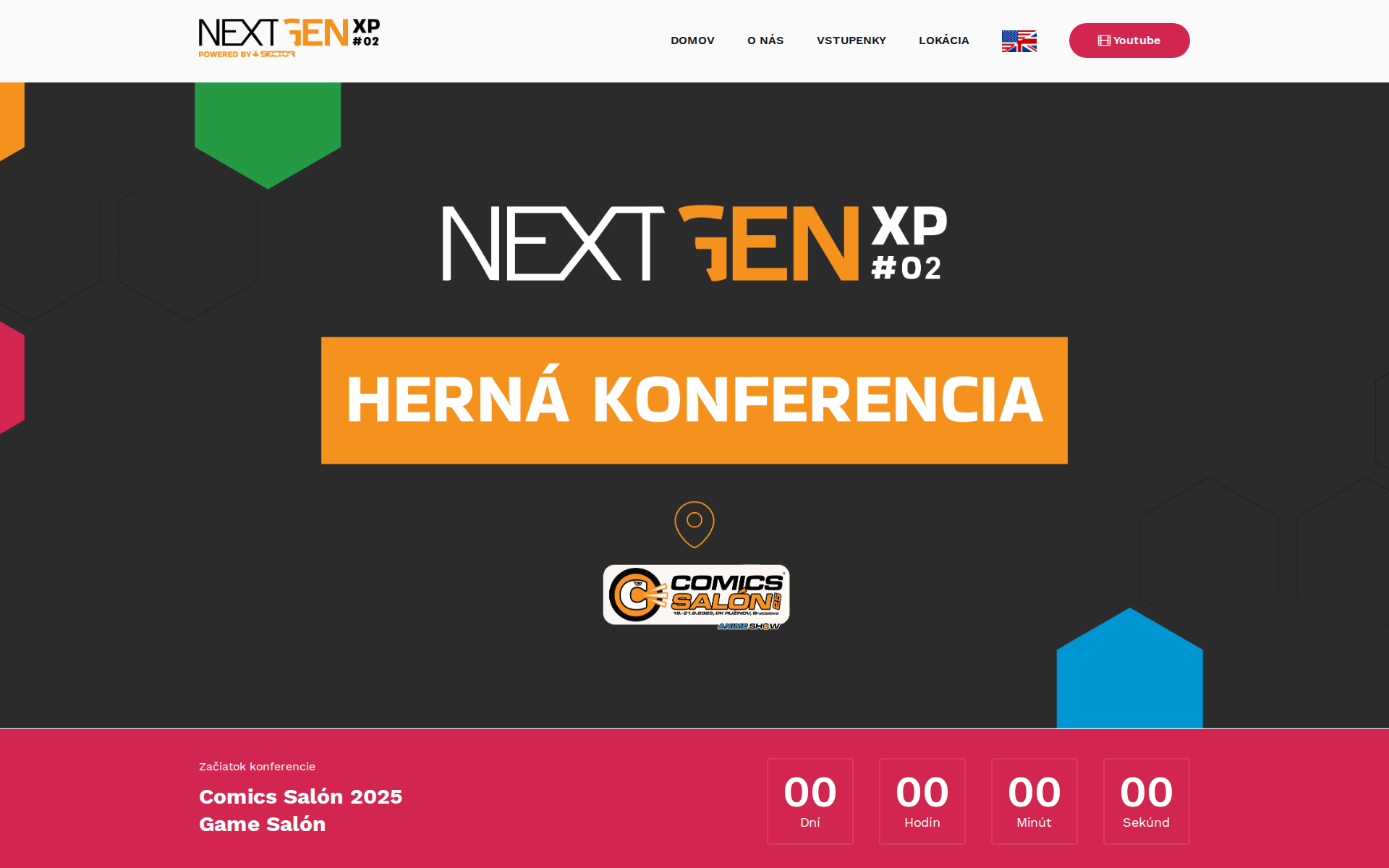 Náhľad webu nextgencamp.sk