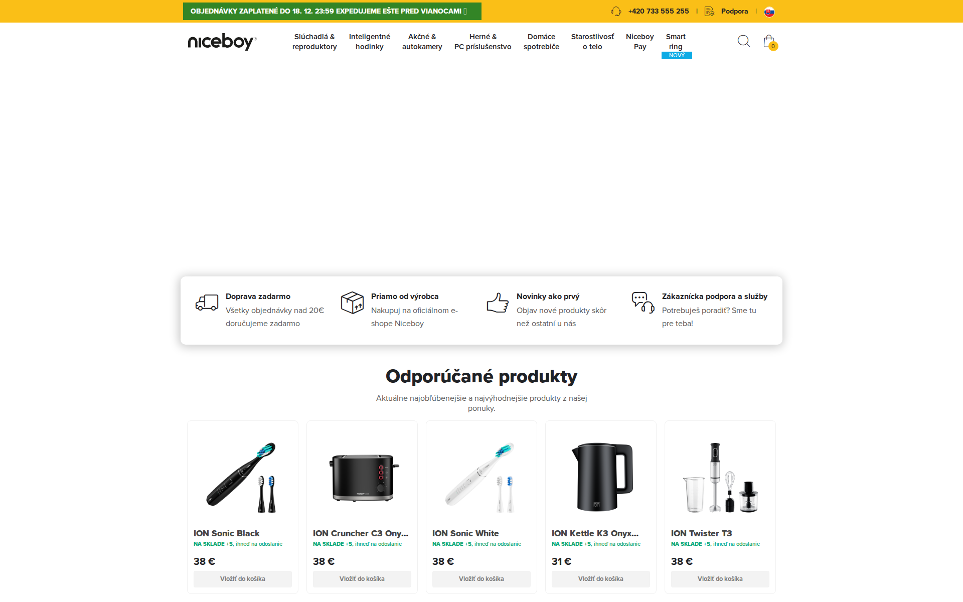 Náhľad webu niceboy.sk
