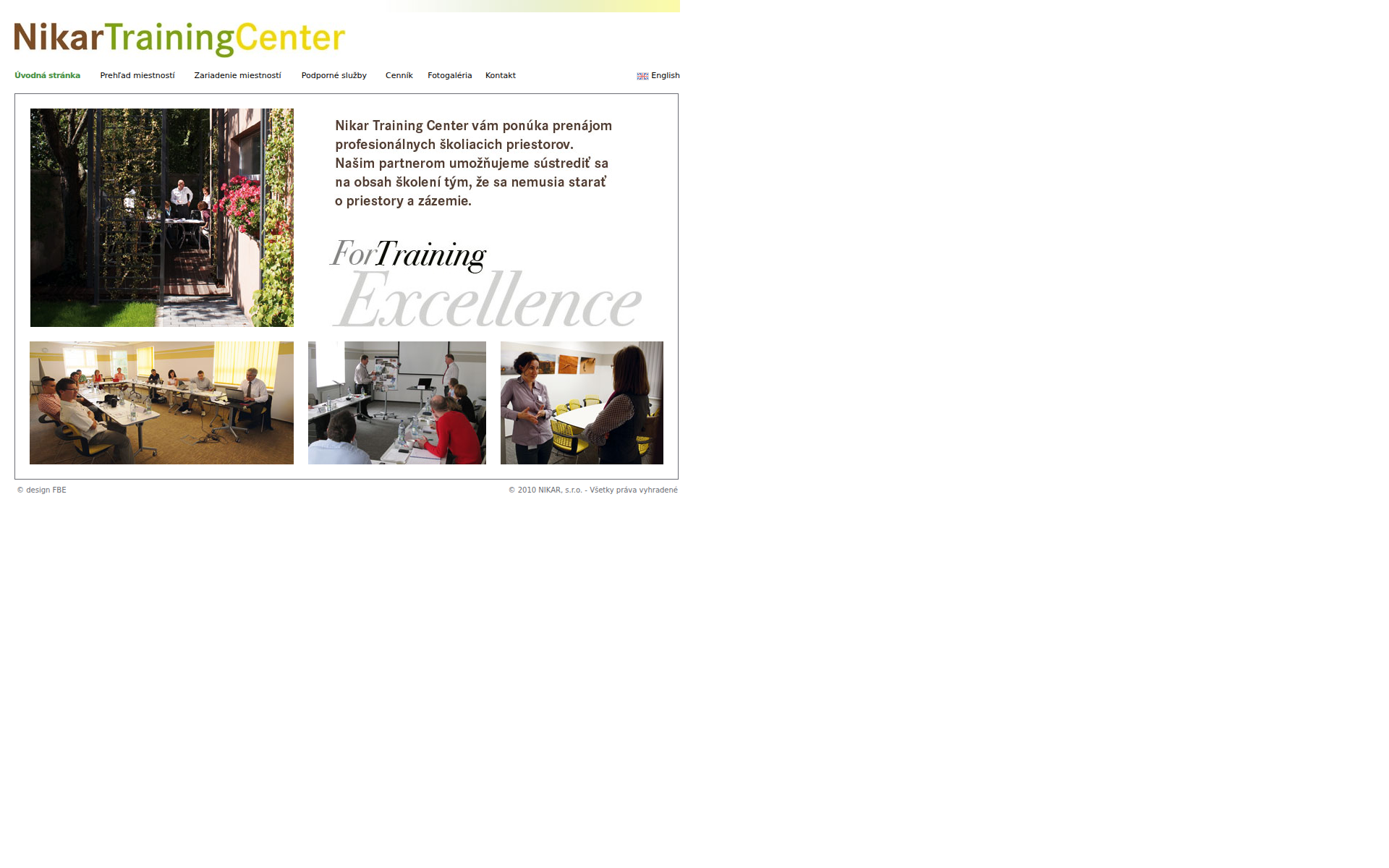 Náhľad webu nikar.sk