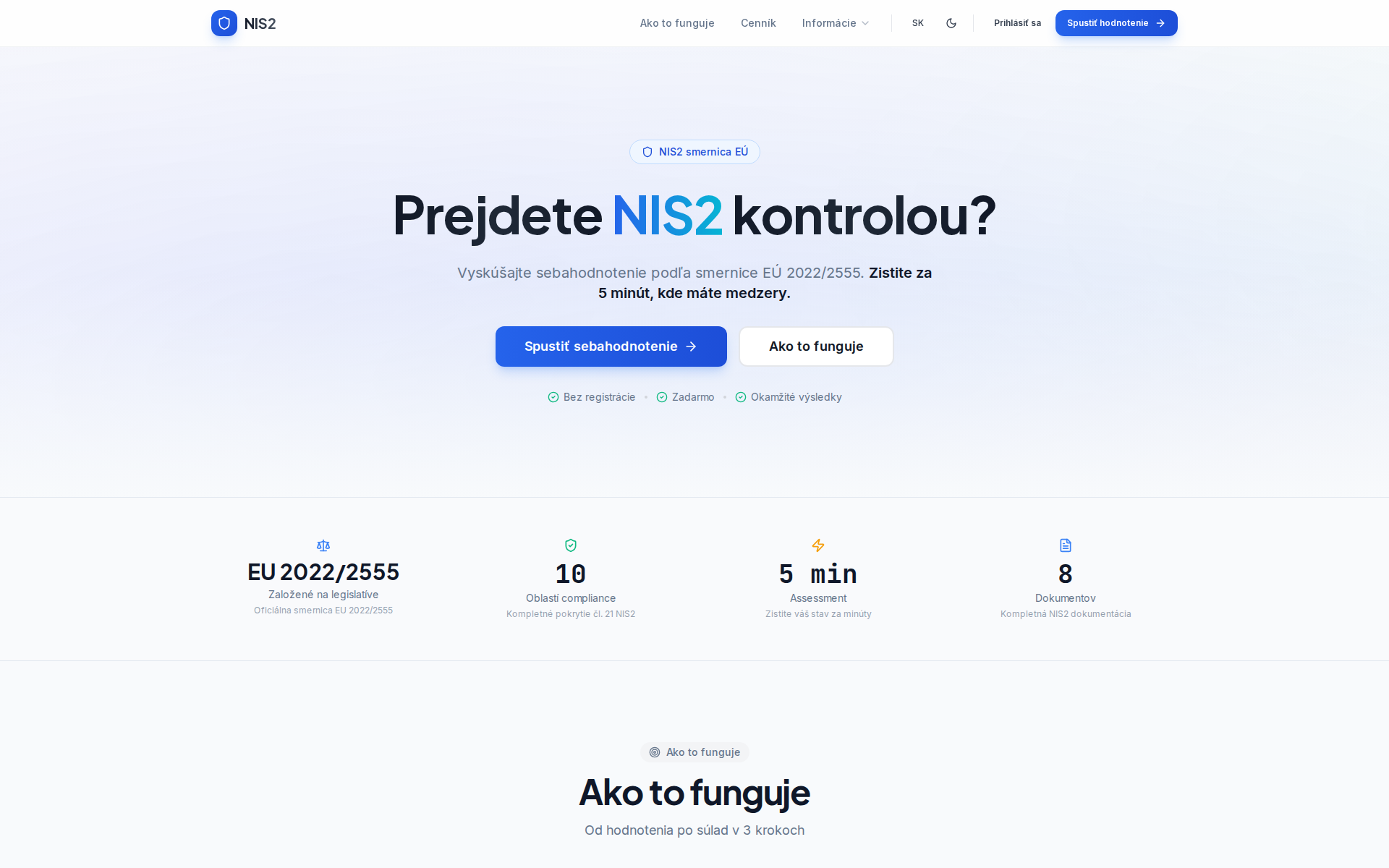 Náhľad webu nisguard.sk