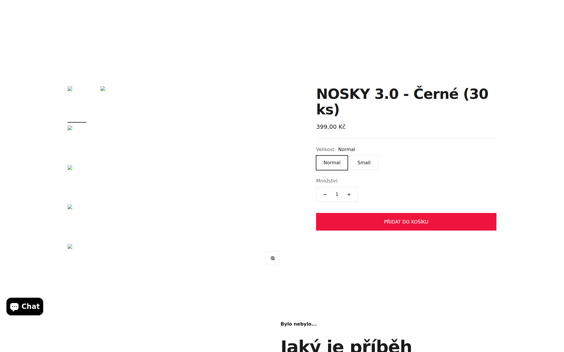 Náhľad webu nosky.sk