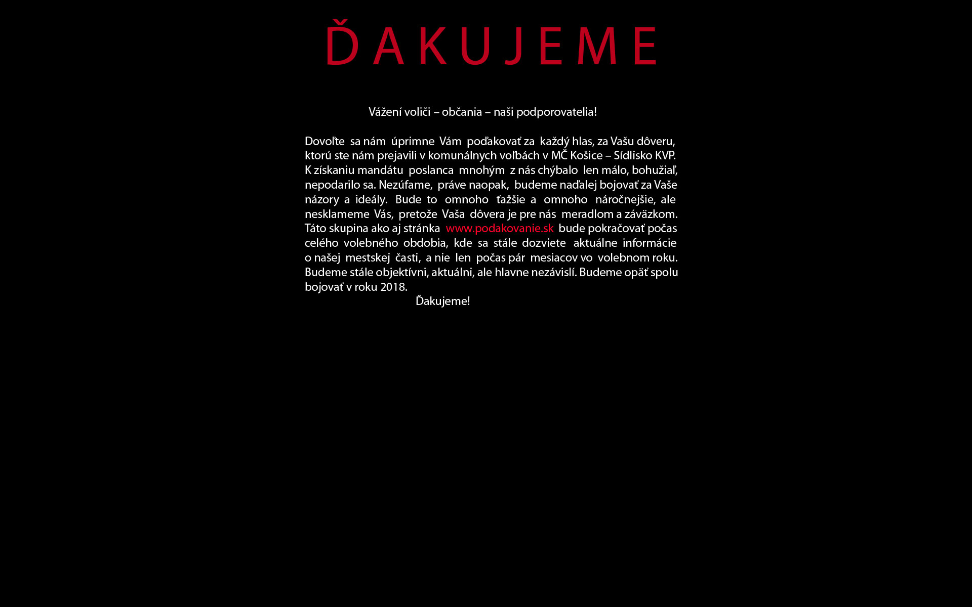 Náhľad webu novanadej.sk