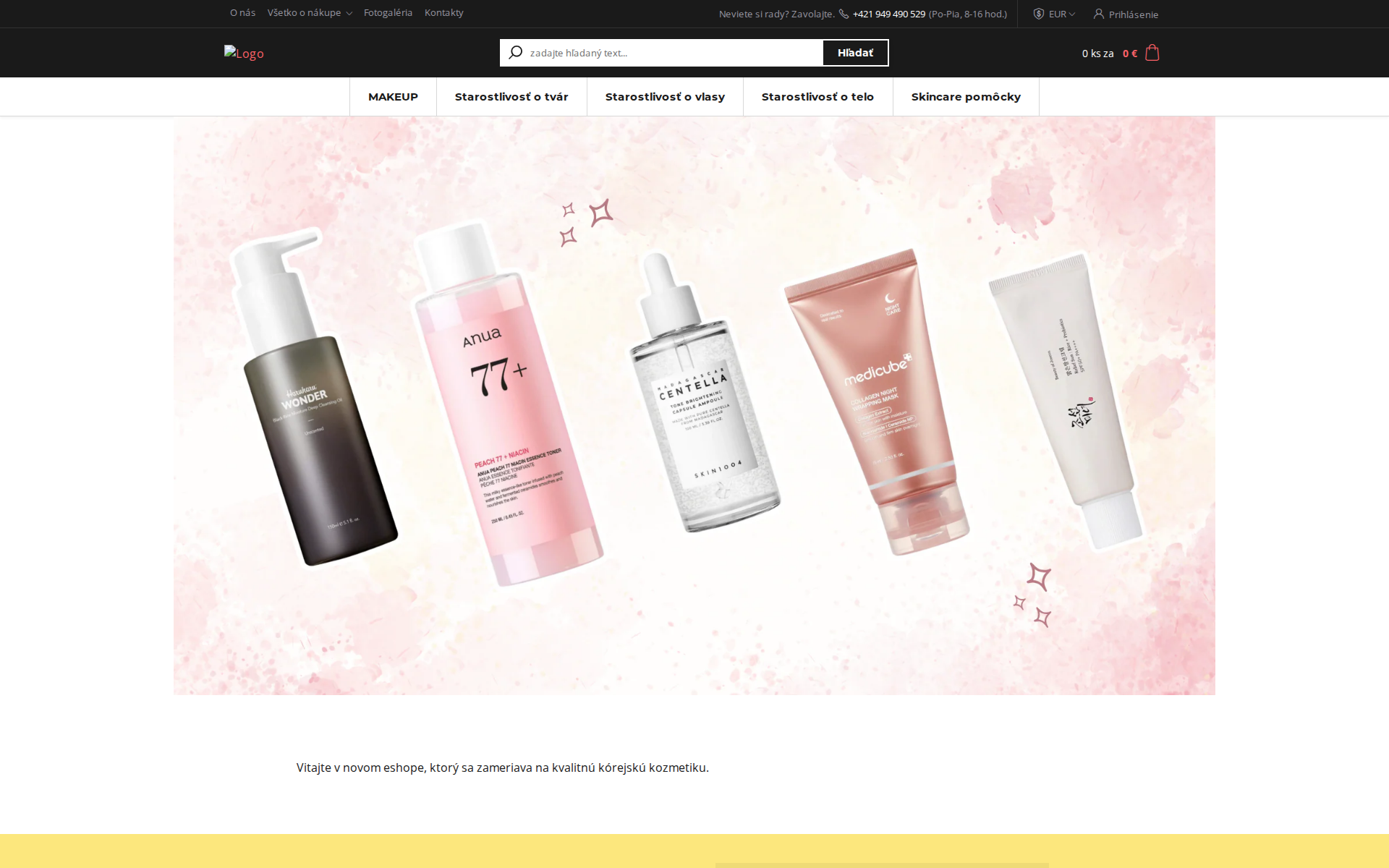 Náhľad webu nsglow.sk