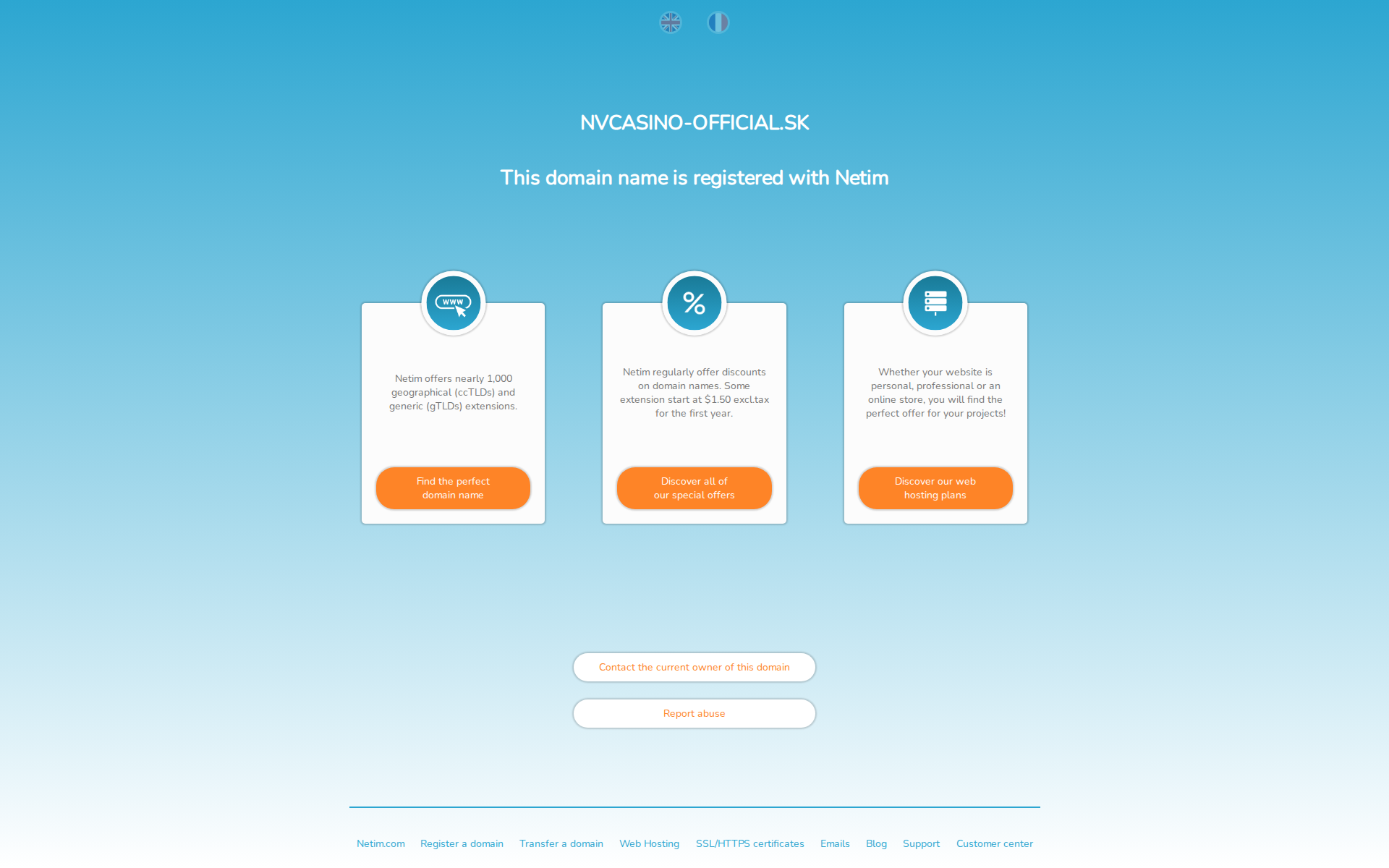 Náhľad webu nvcasino-official.sk