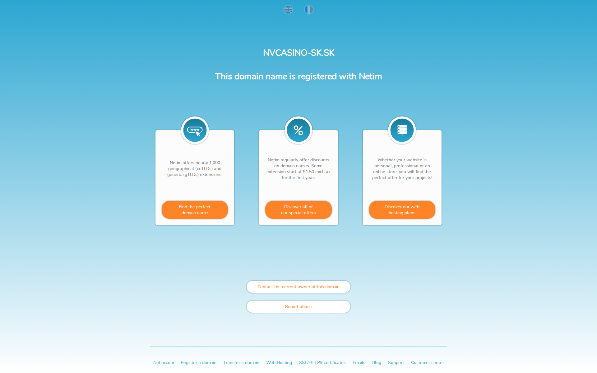 Náhľad webu nvcasino-sk.sk