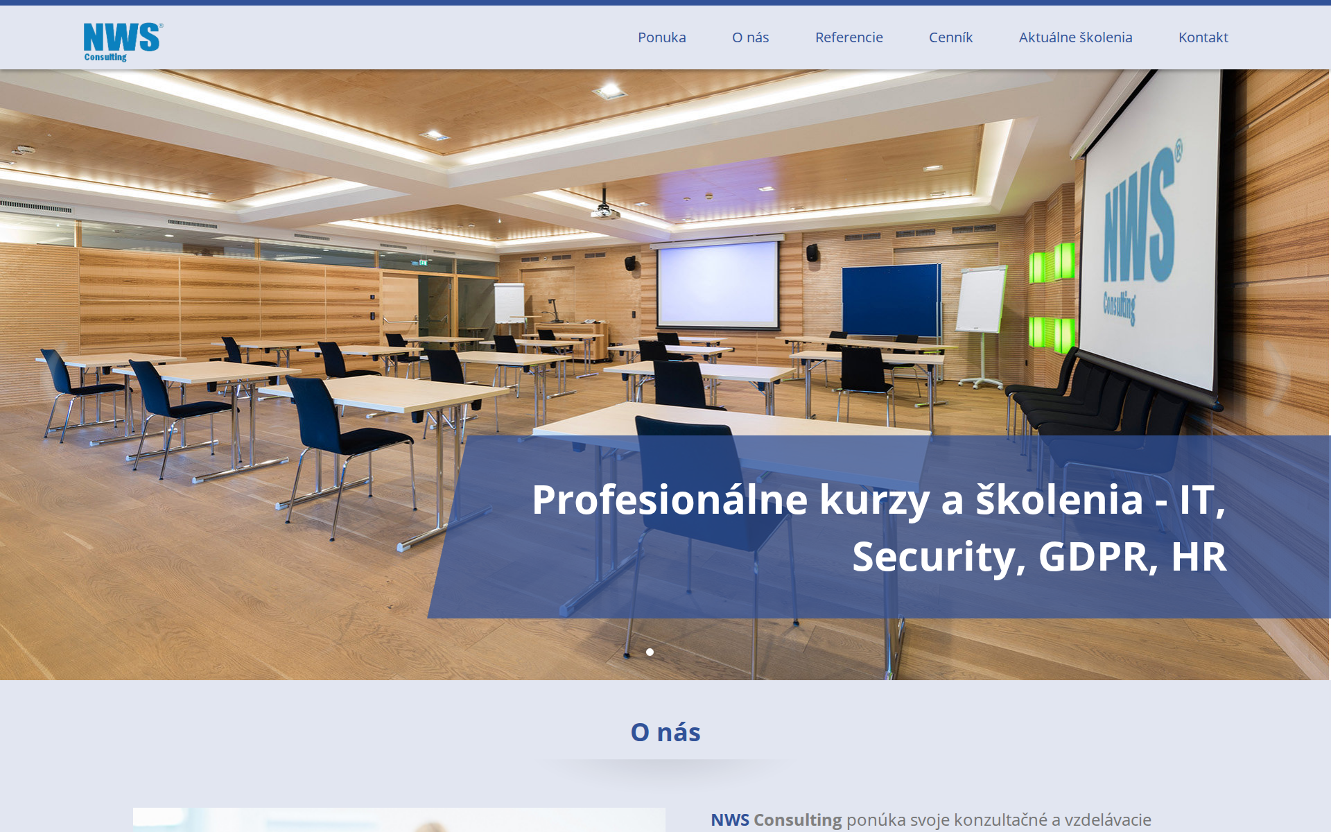 Náhľad webu nwsconsulting.sk