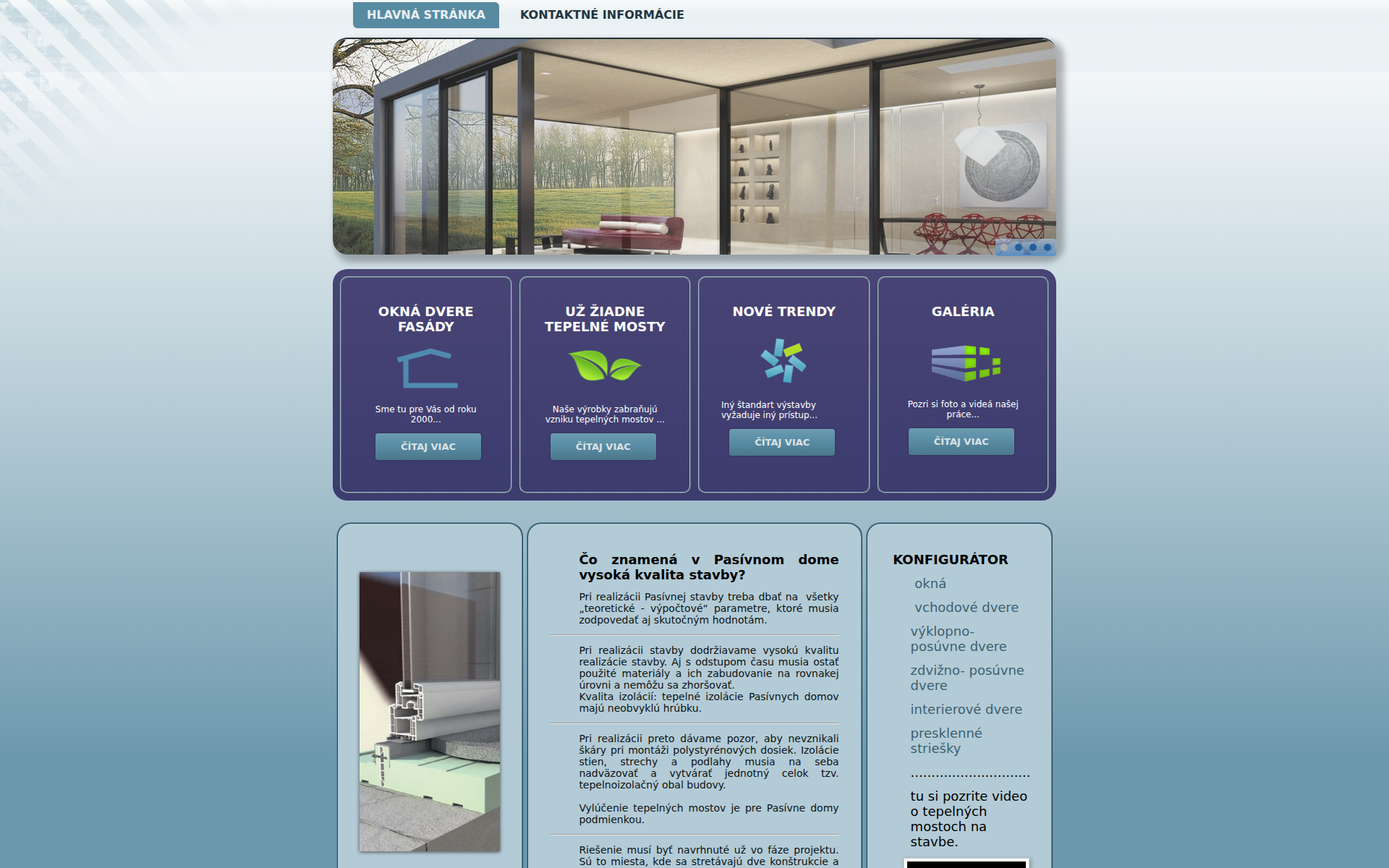 Náhľad webu oknadverefasady.sk