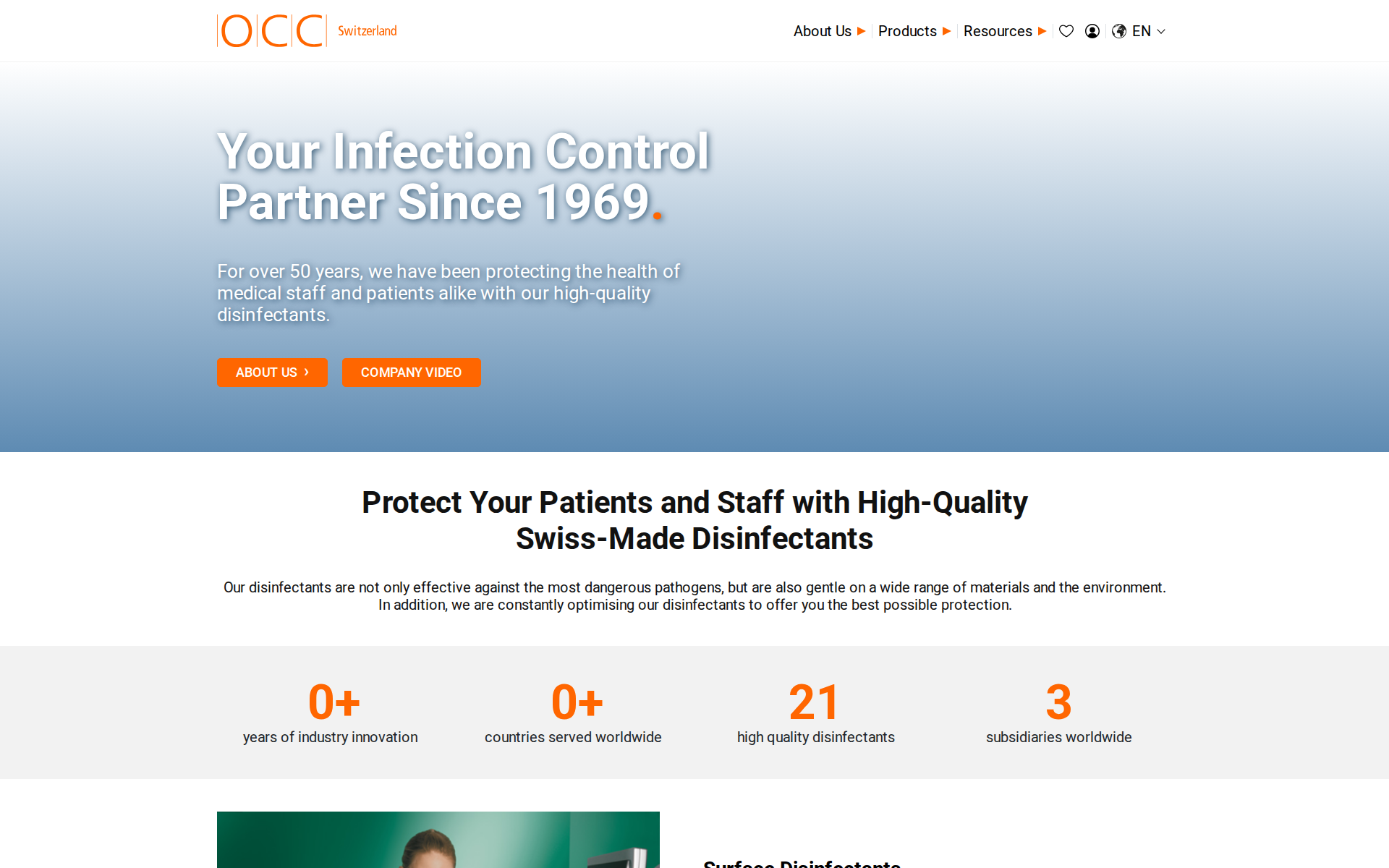 Náhľad webu oroclean.sk