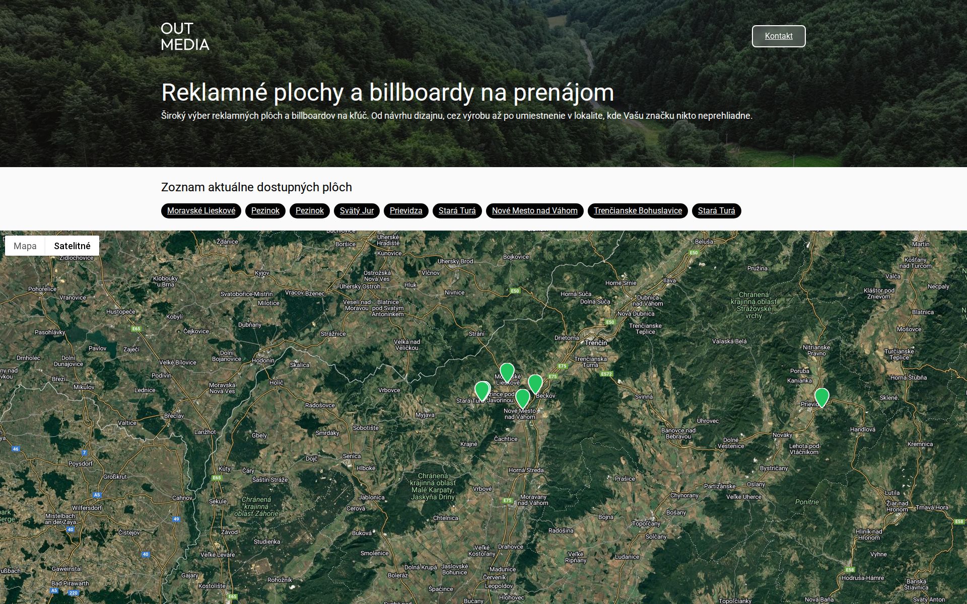 Náhľad webu outmedia.sk