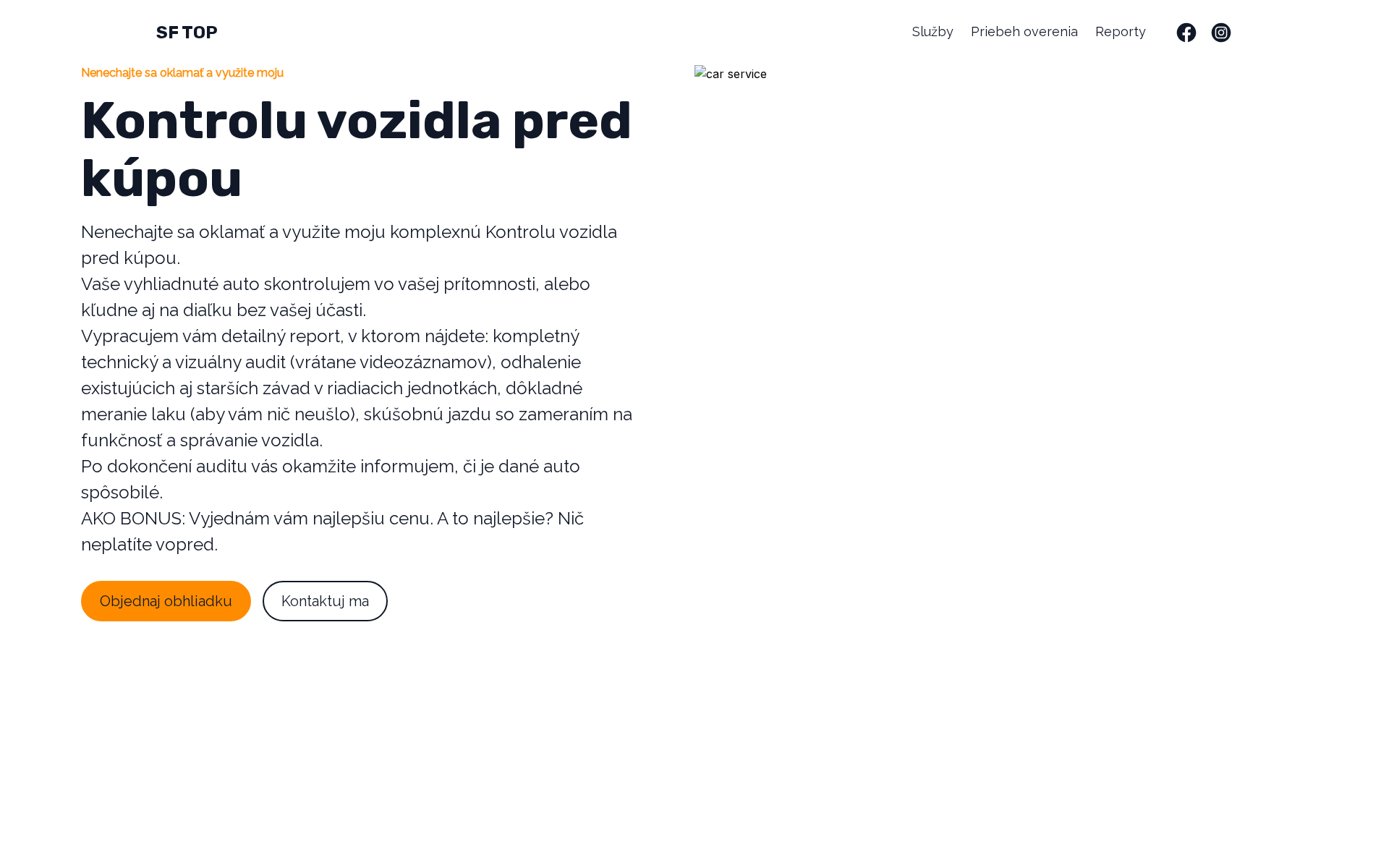 Náhľad webu overvozidlo.sk