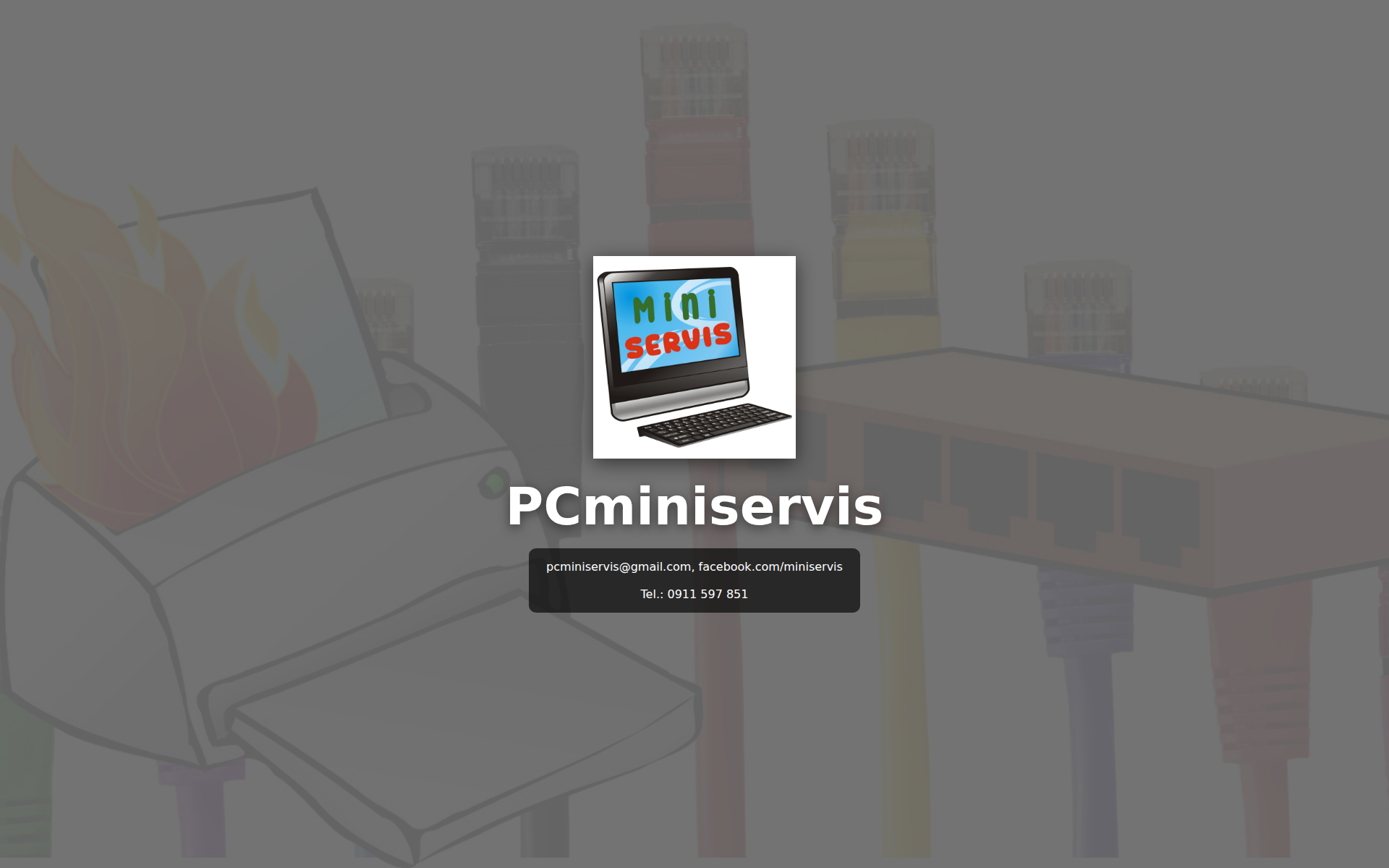 Náhľad webu pcminiservis.sk