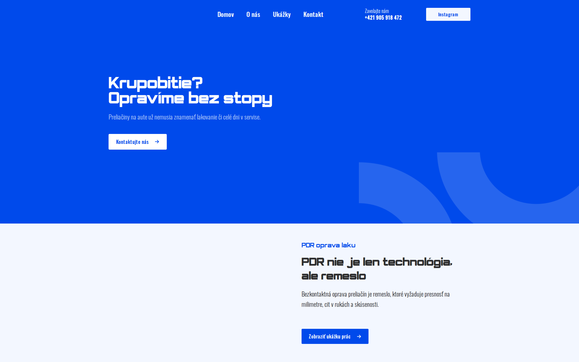 Náhľad webu pdrcentrum.sk