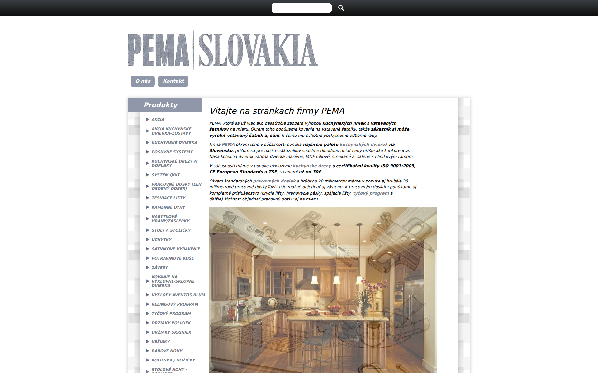 Náhľad webu pemaslovakia.sk