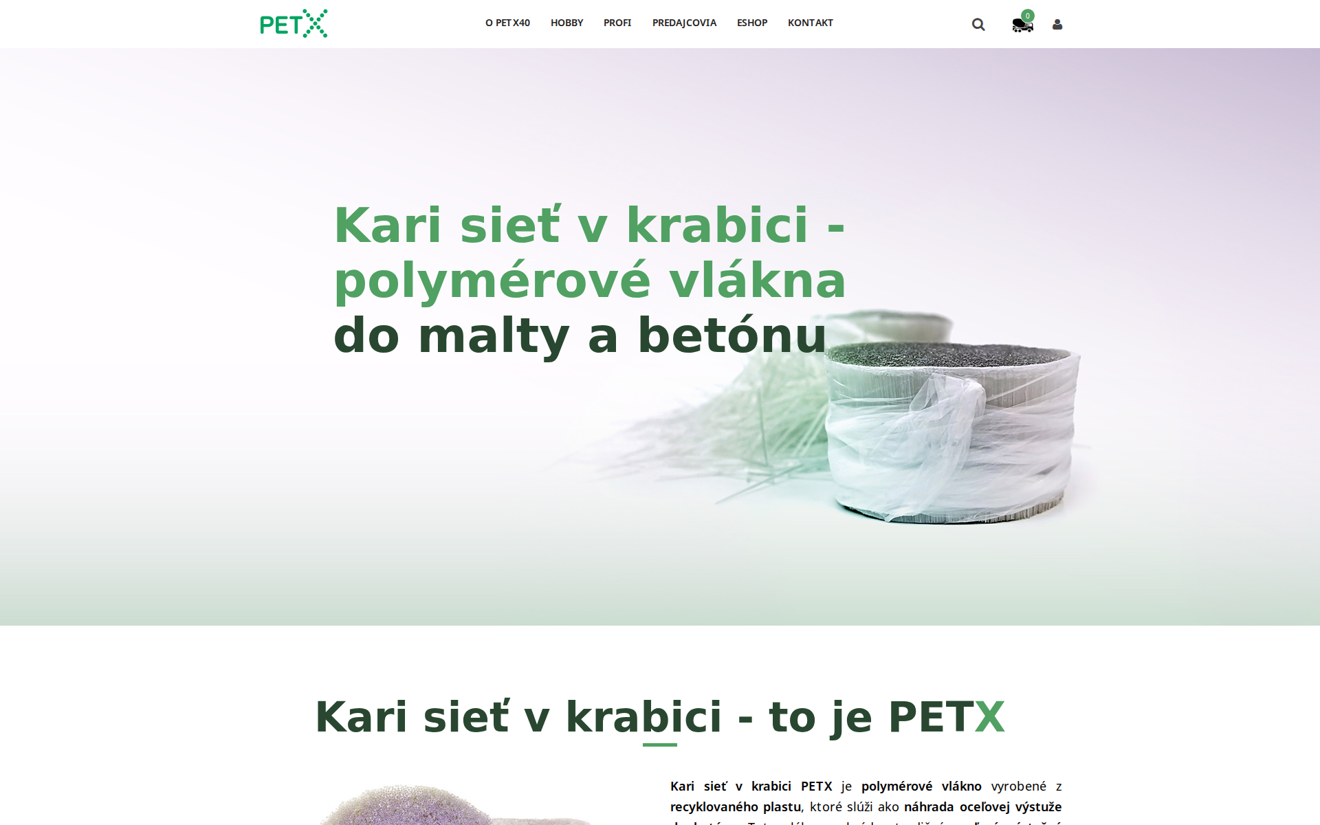 Náhľad webu petx.sk