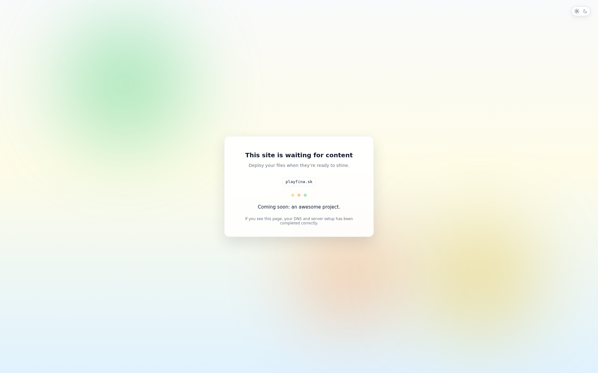 Náhľad webu playfina.sk