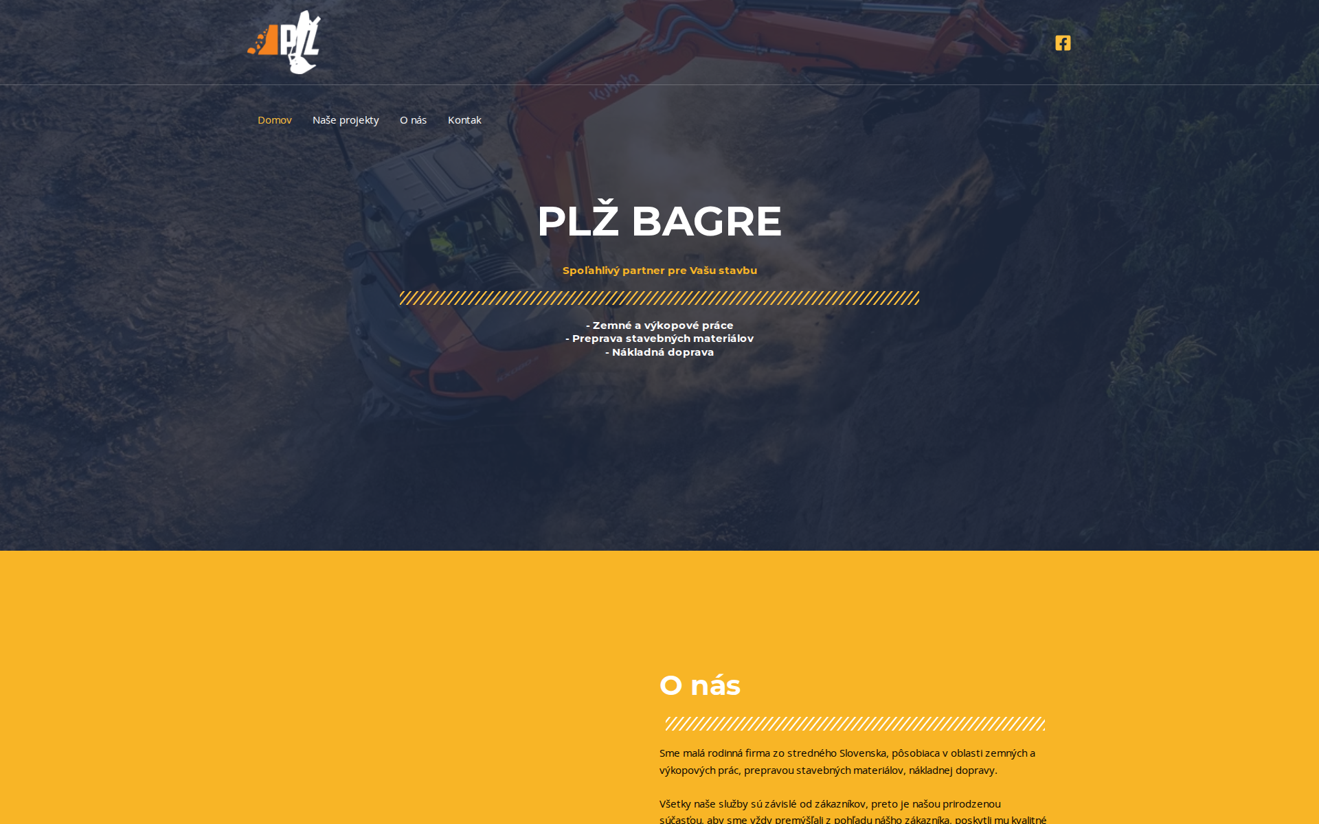 Náhľad webu plzbagre.sk