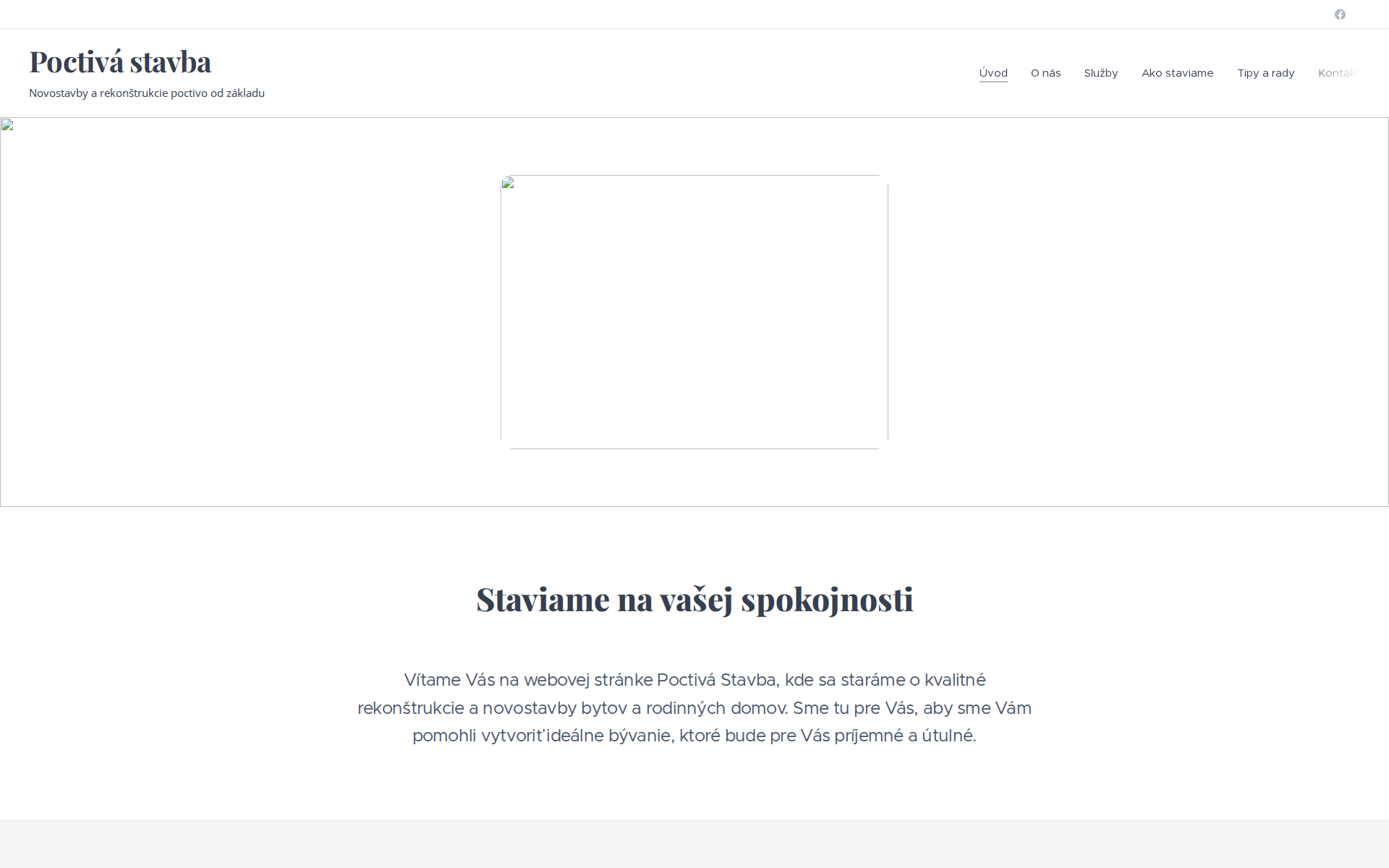 Náhľad webu poctiva-stavba.sk