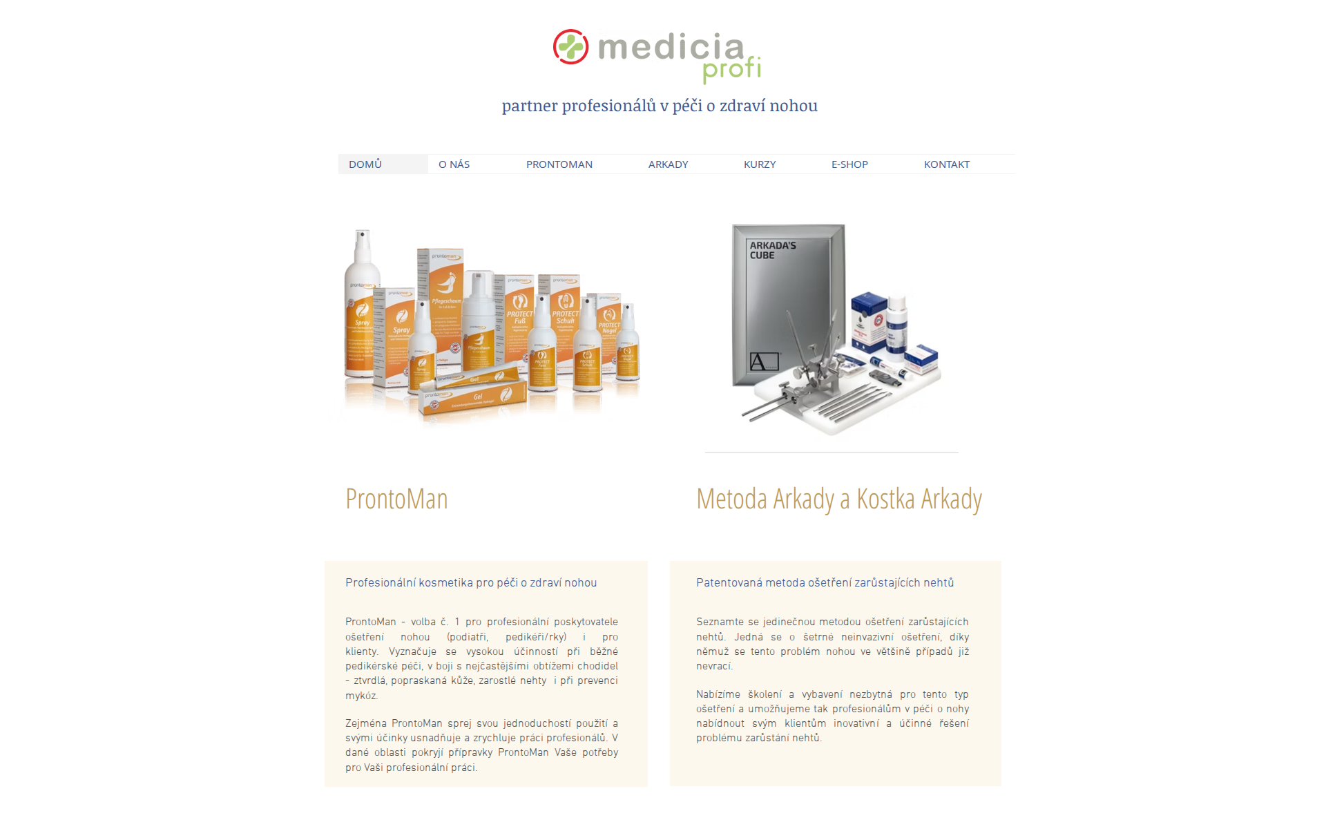 Náhľad webu podoland.sk