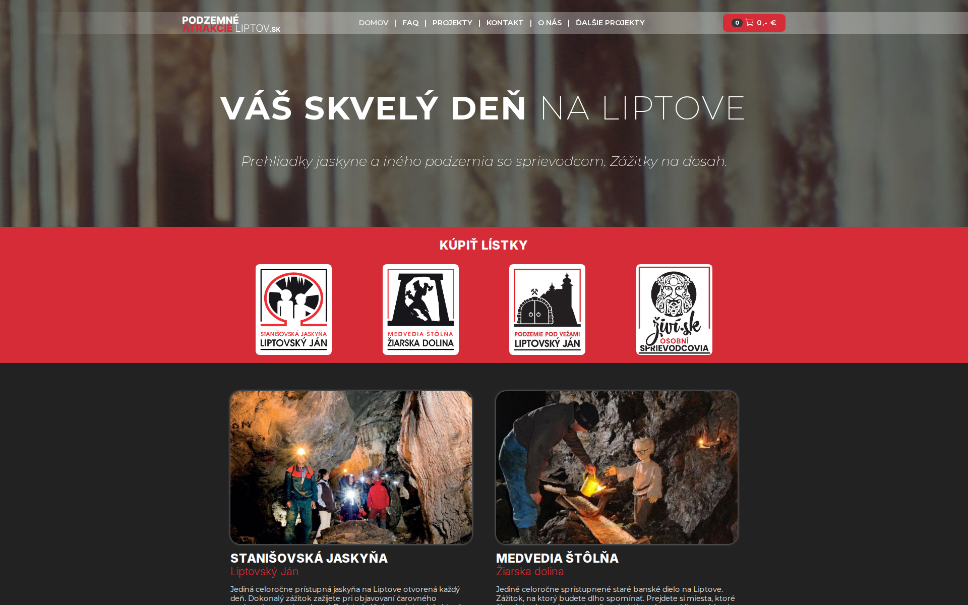 Náhľad webu podvezami.sk