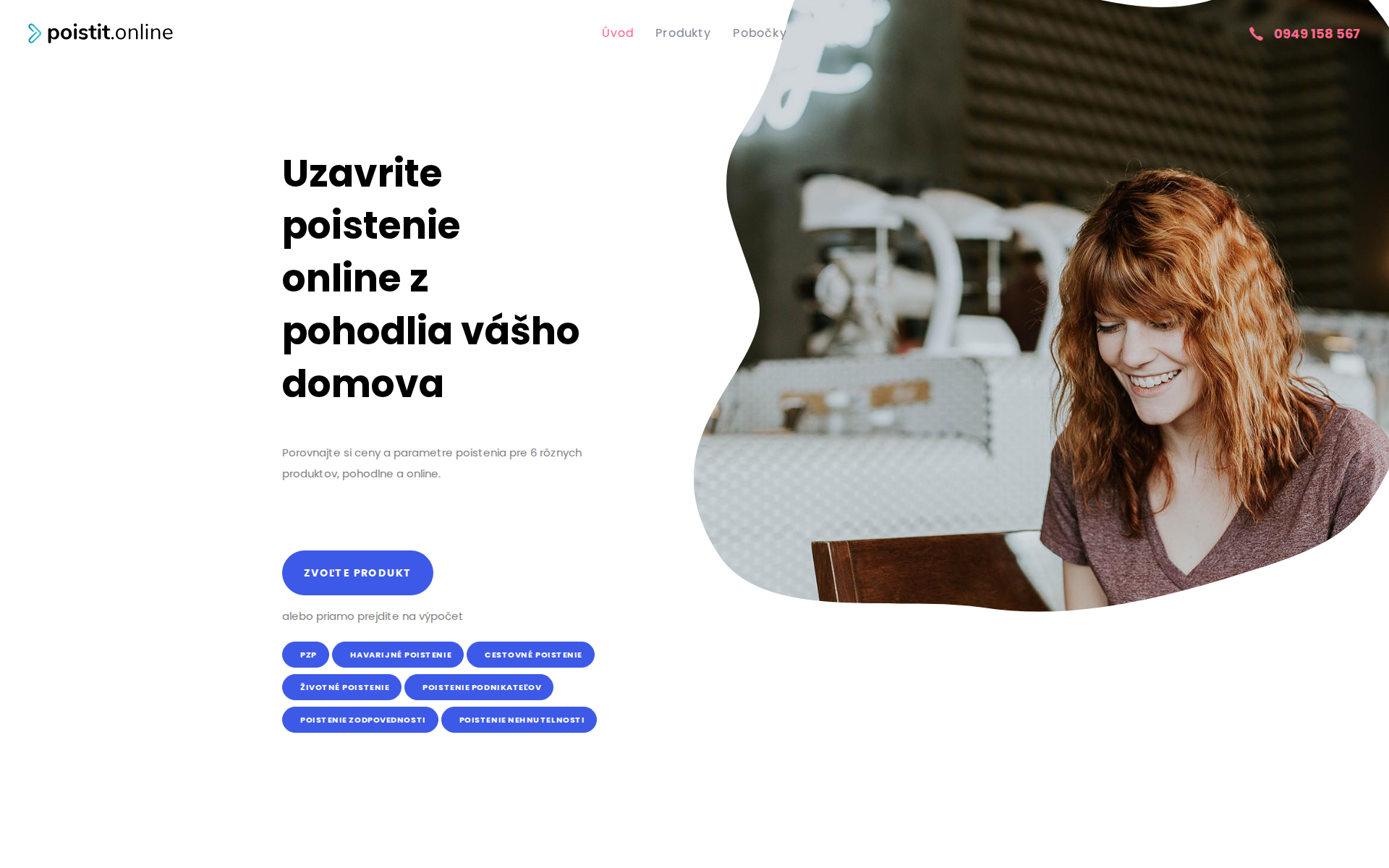 Náhľad webu poistitonline.sk