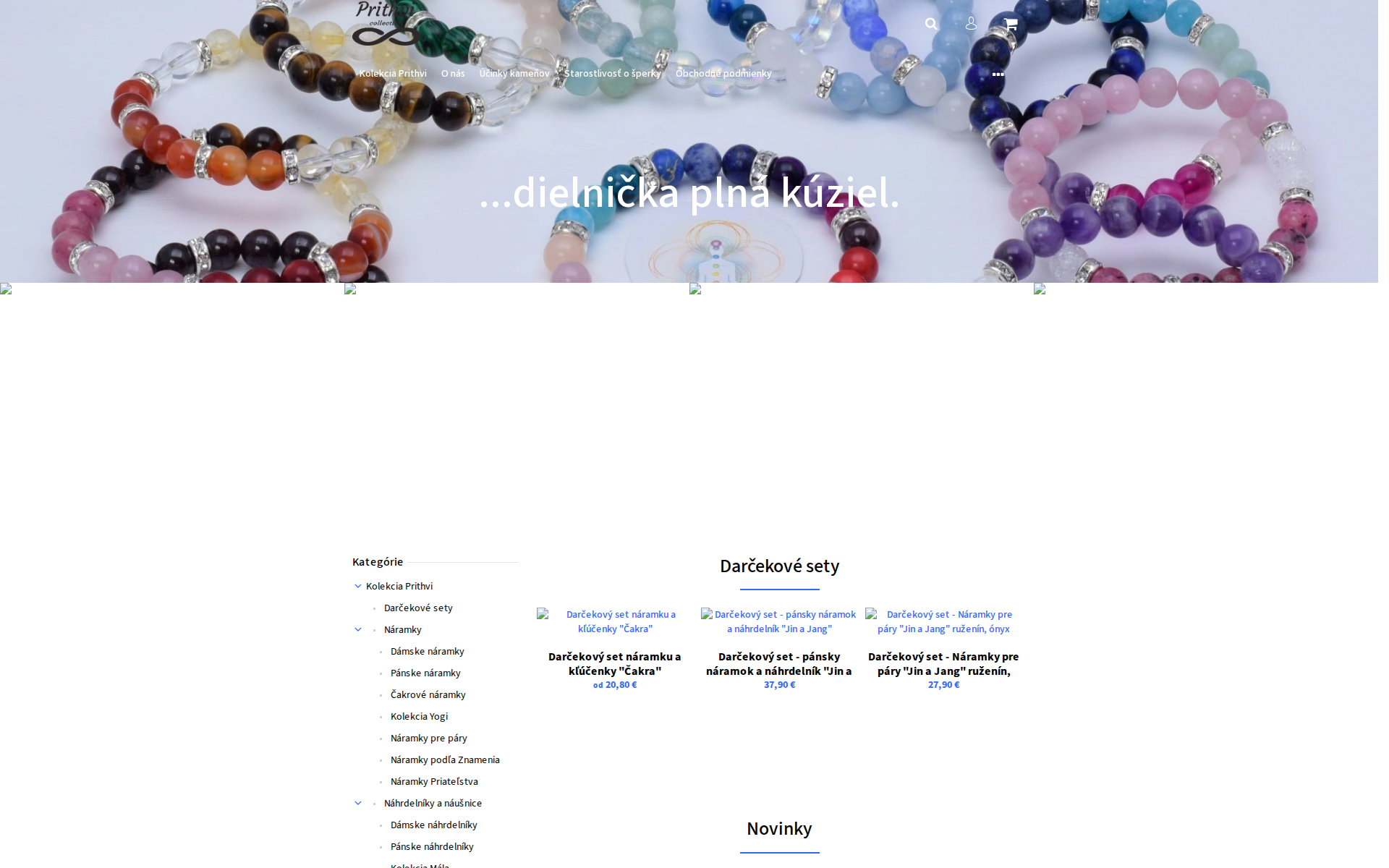 Náhľad webu prithvi.sk