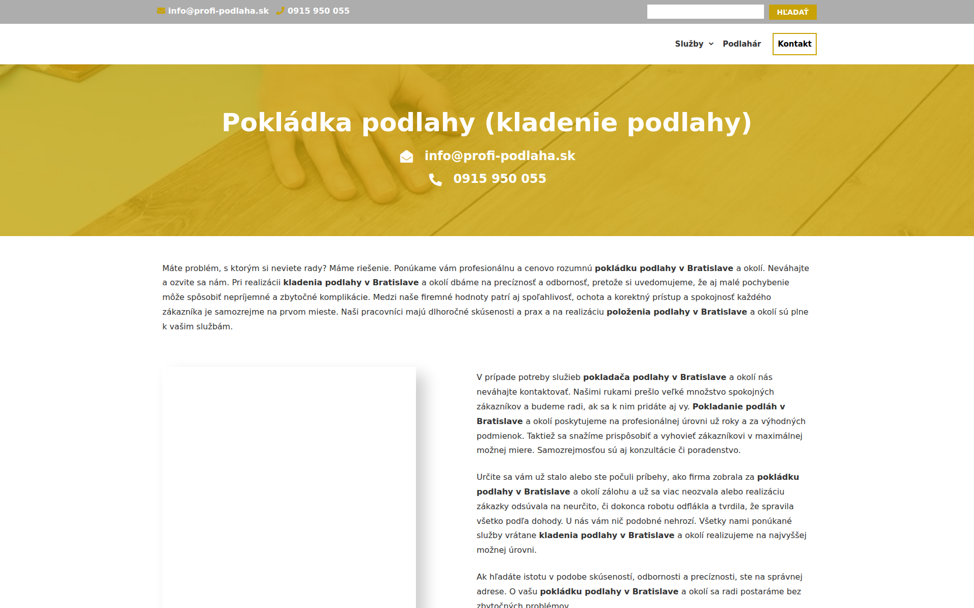 Náhľad webu profi-podlaha.sk