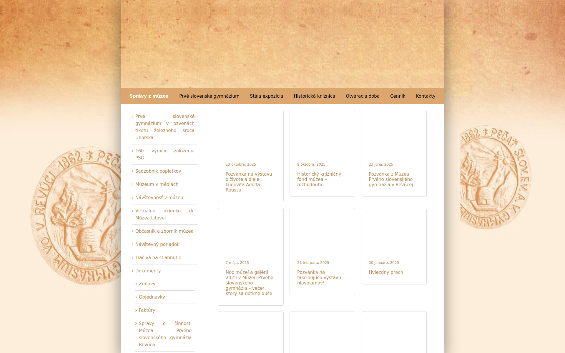 Náhľad webu prveslovenskegymnazium.sk