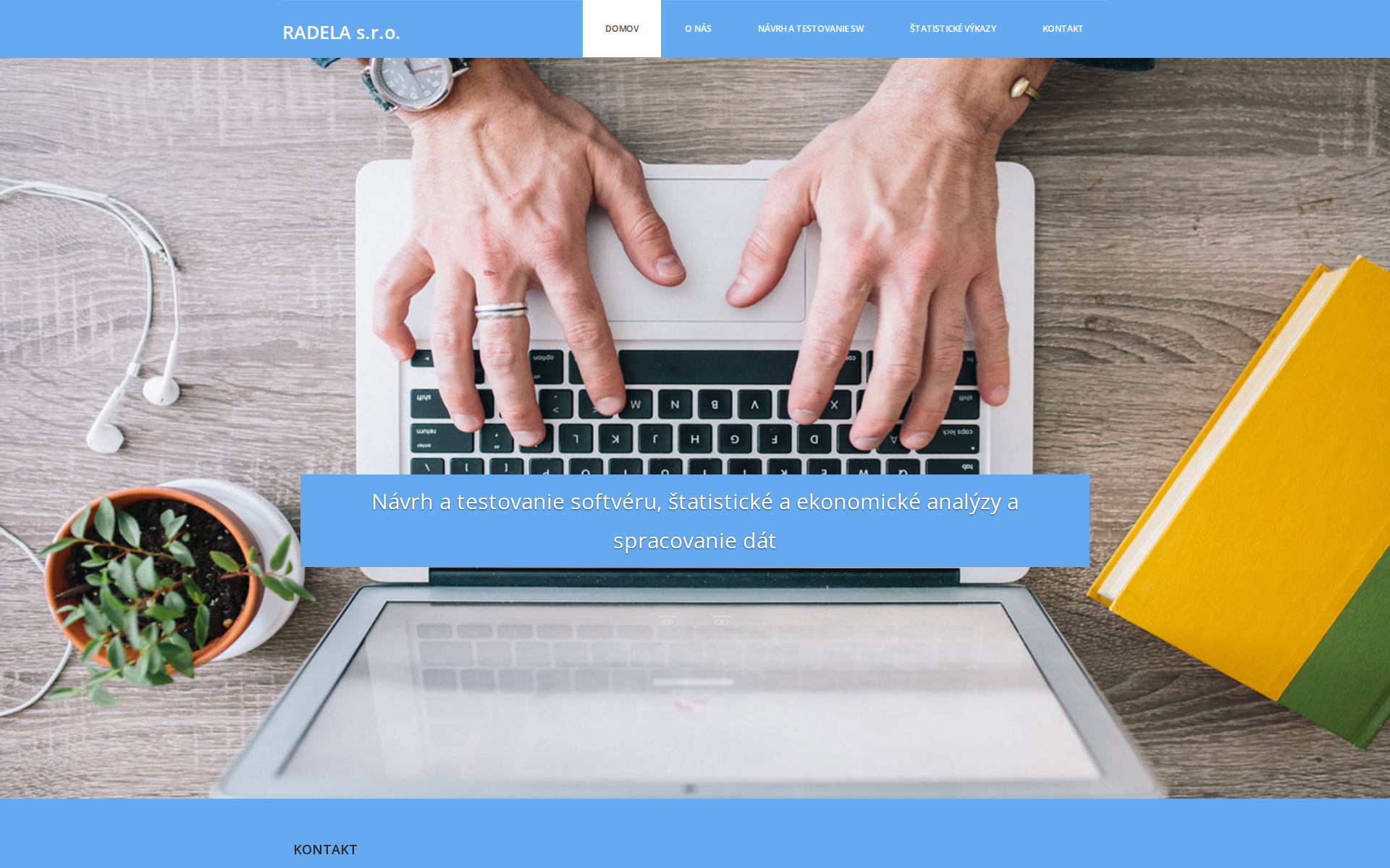 Náhľad webu radela.sk