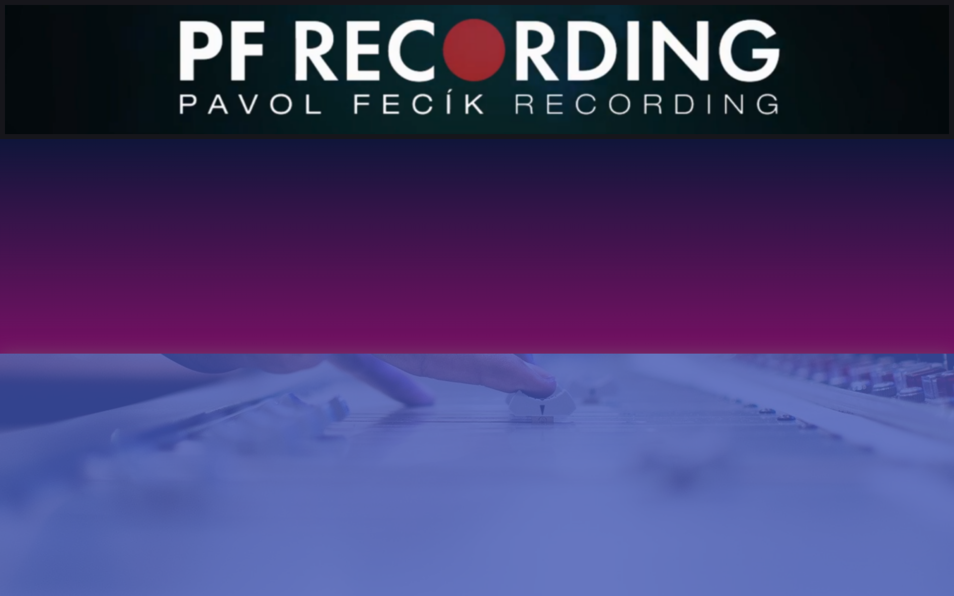 Náhľad webu recordingstudio1111.sk