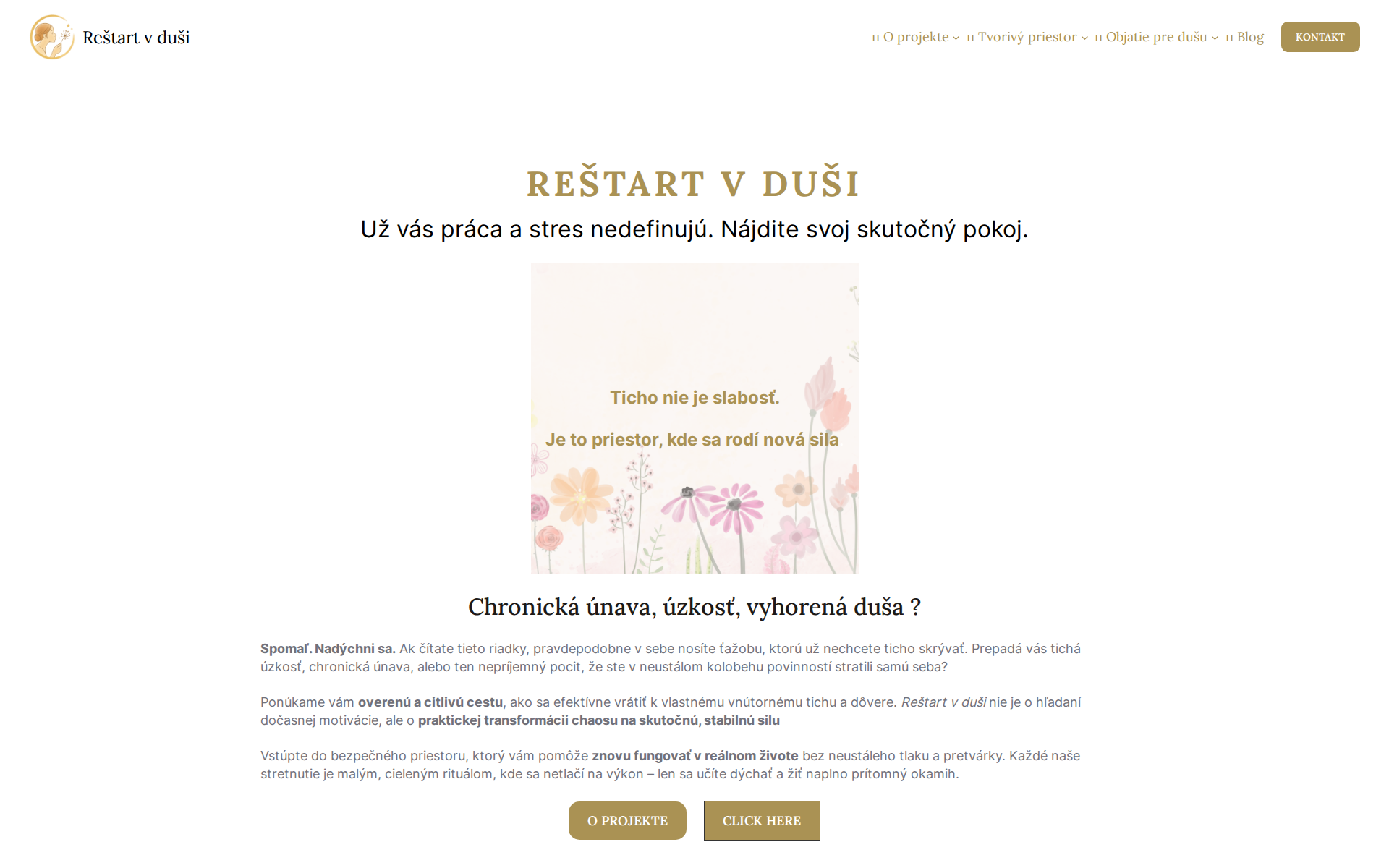 Náhľad webu restartvdusi.sk