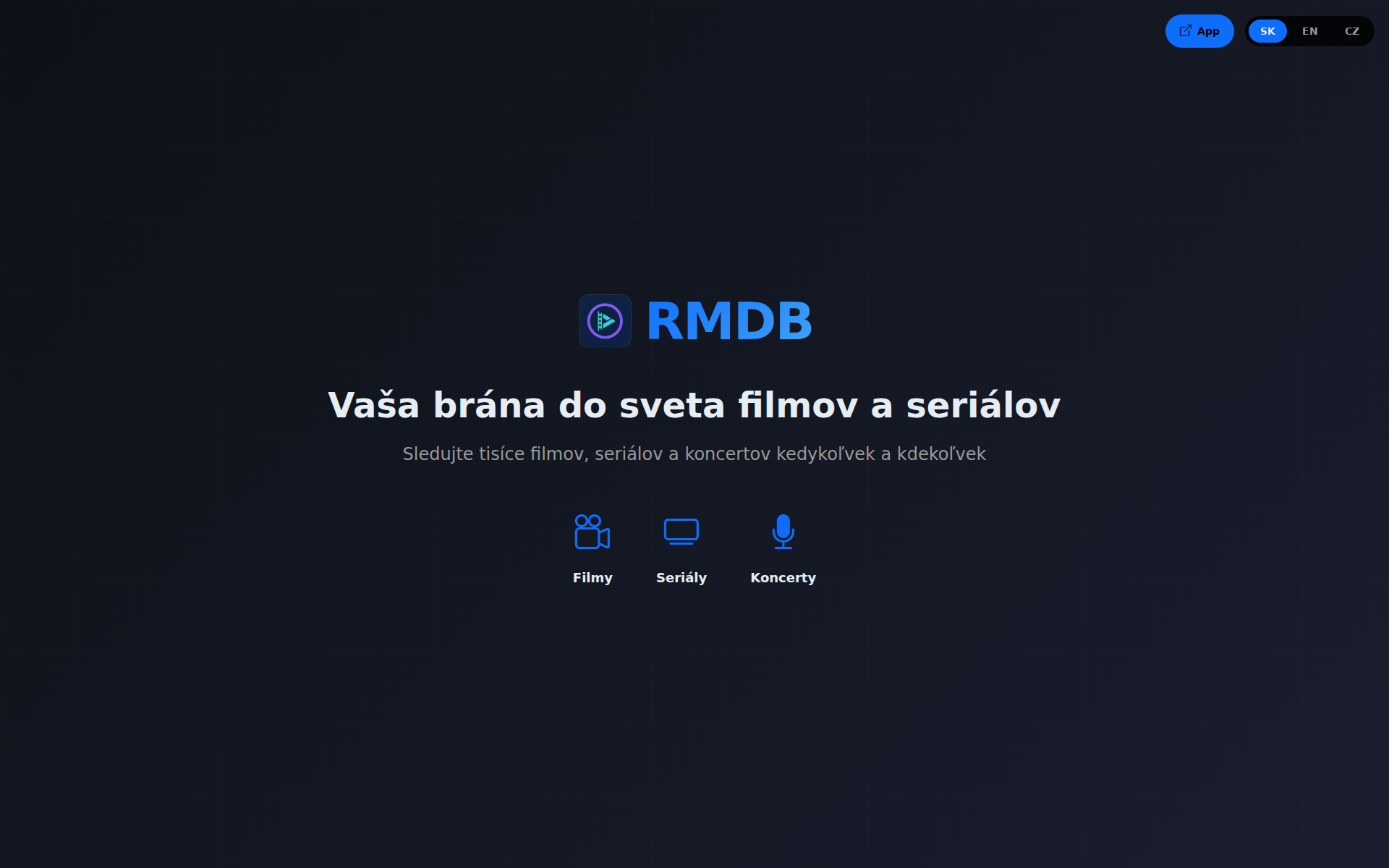 Náhľad webu rmdb.sk