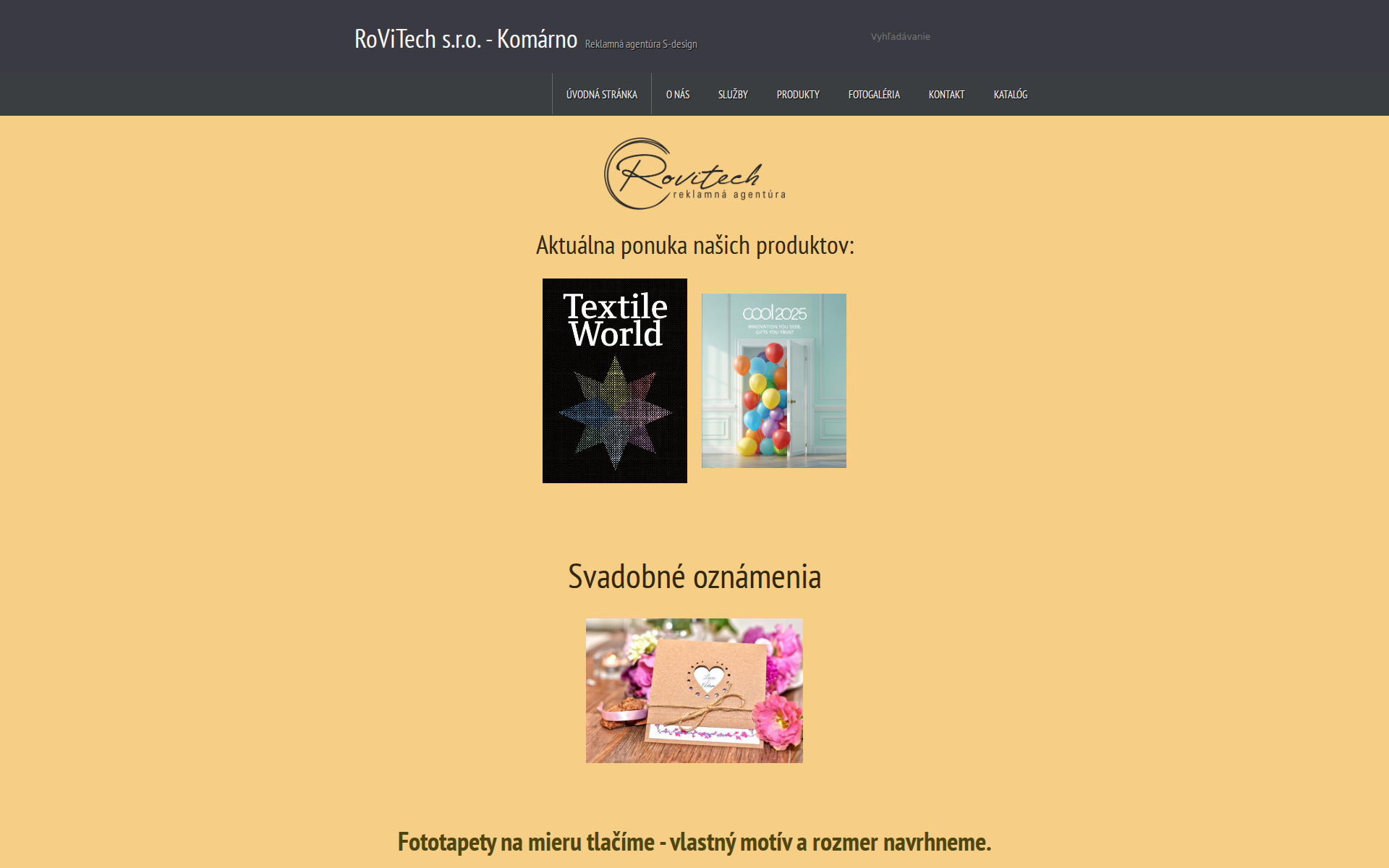 Náhľad webu rovitech.sk