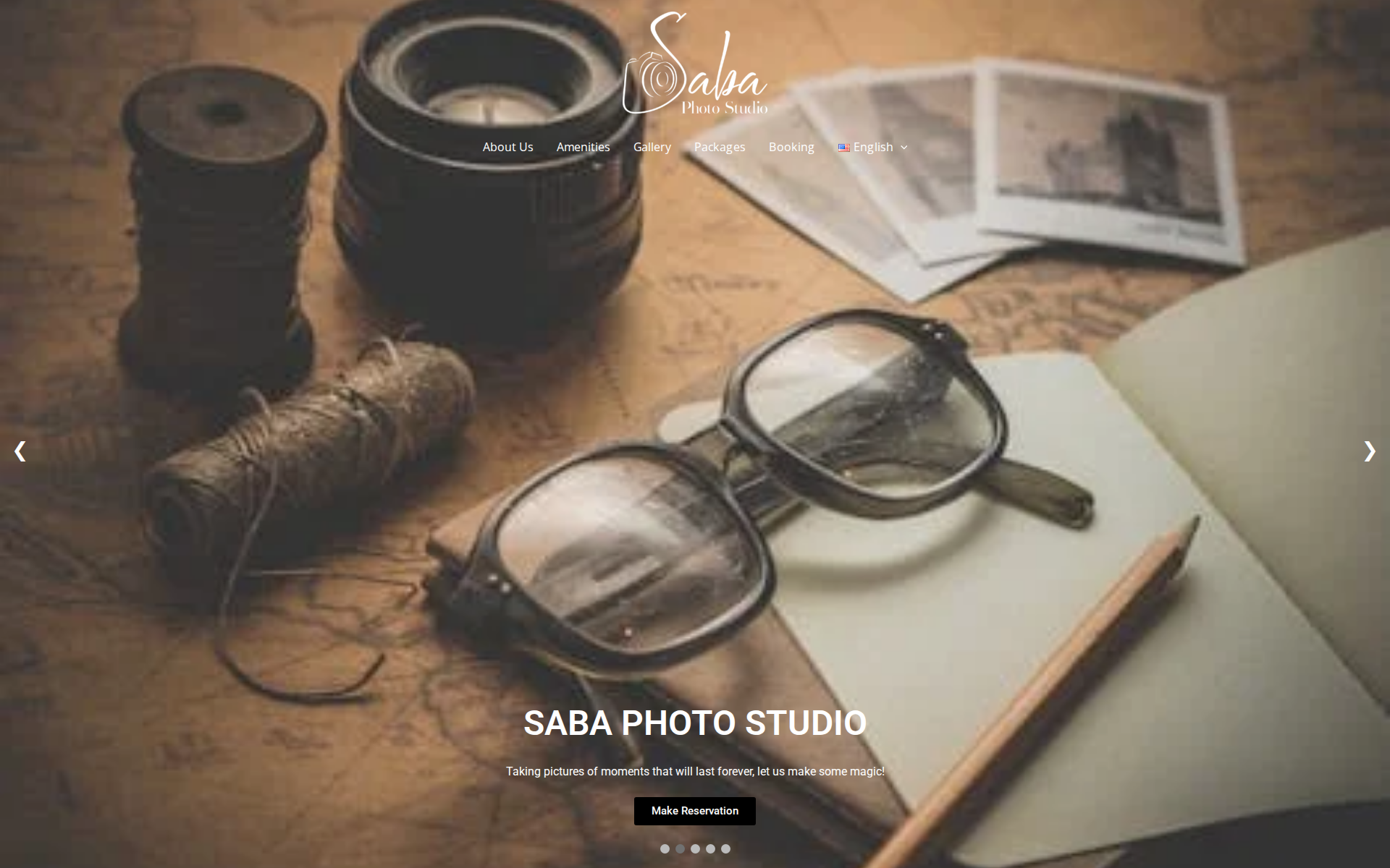 Náhľad webu sabaphotostudio.sk