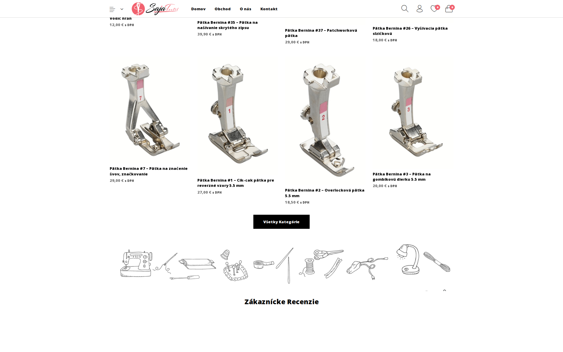 Náhľad webu saja.sk