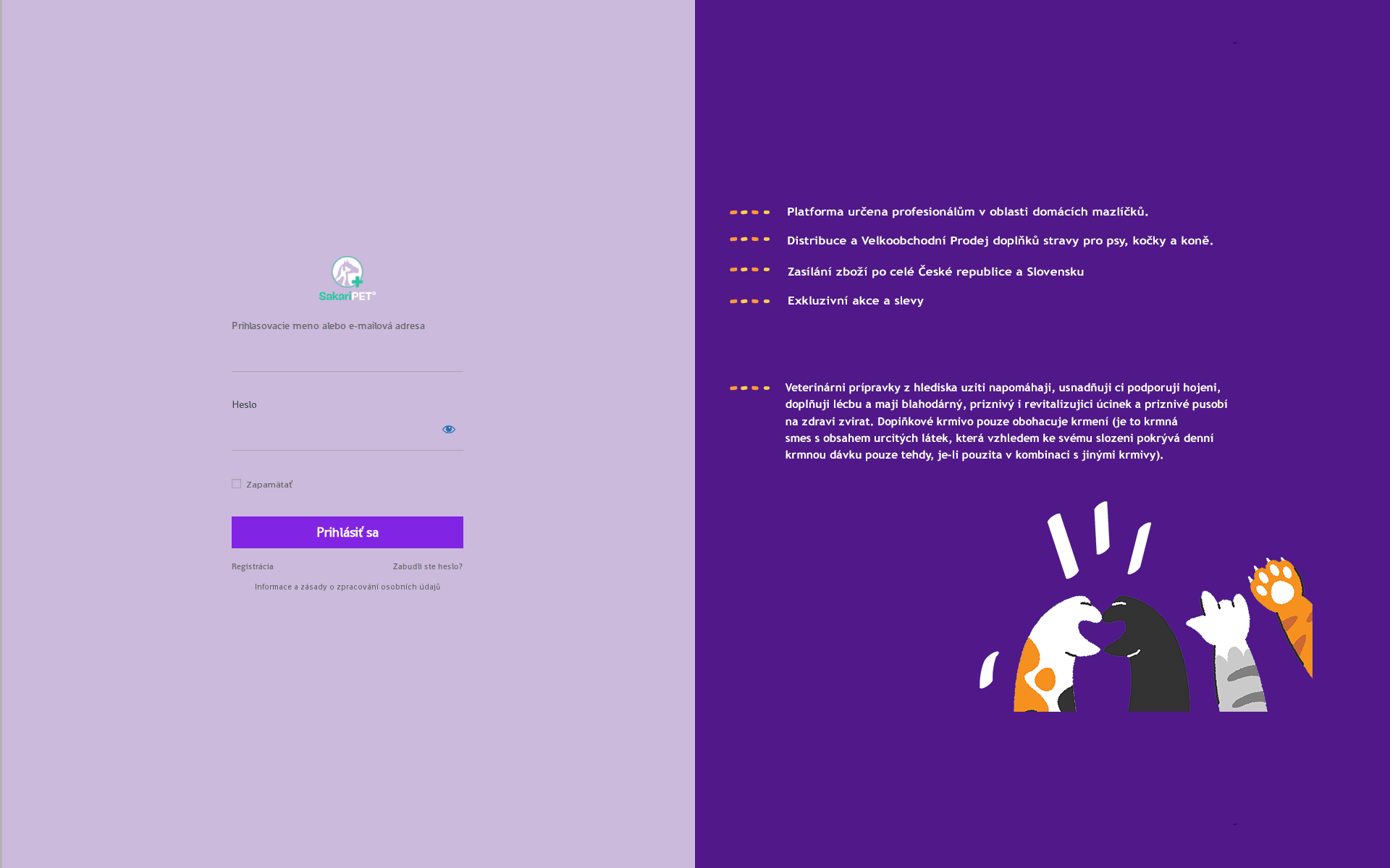 Náhľad webu sakari-b2b.sk