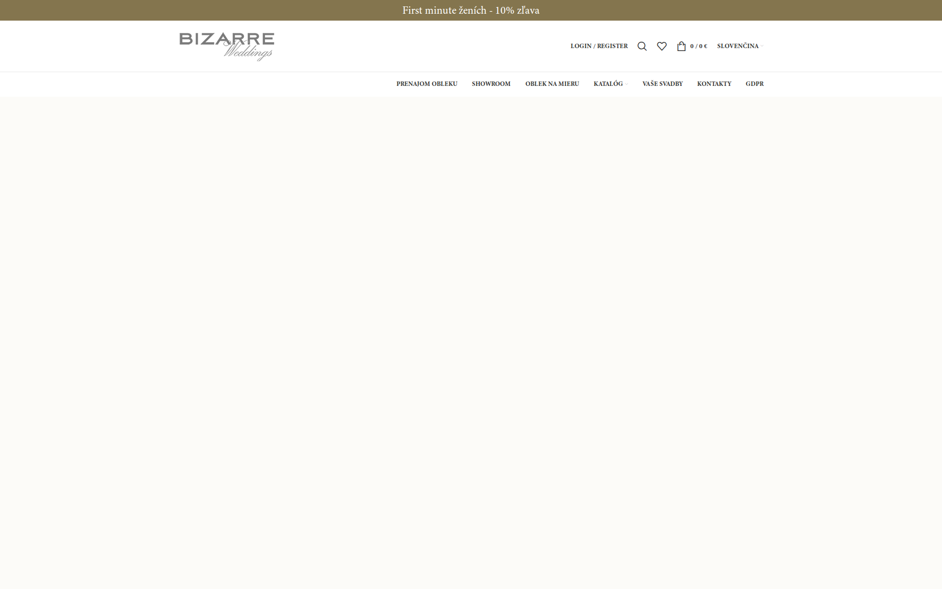 Náhľad webu salonbizarre.sk