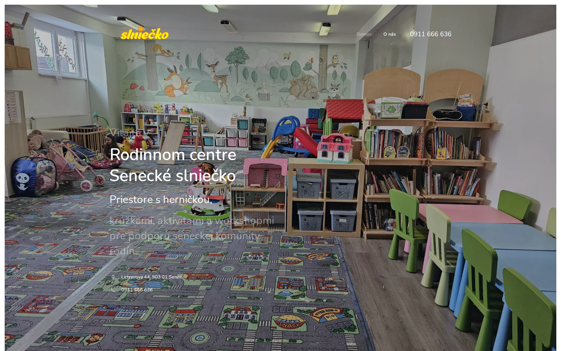 Náhľad webu seneckeslniecko.sk