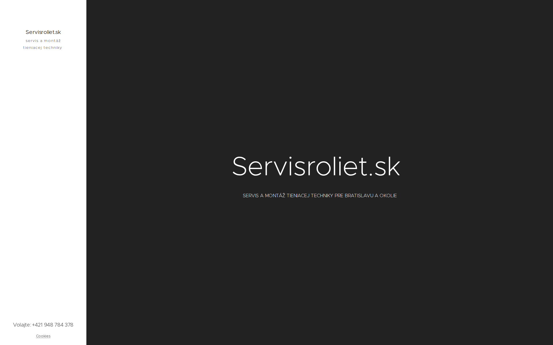 Náhľad webu servisroliet.sk