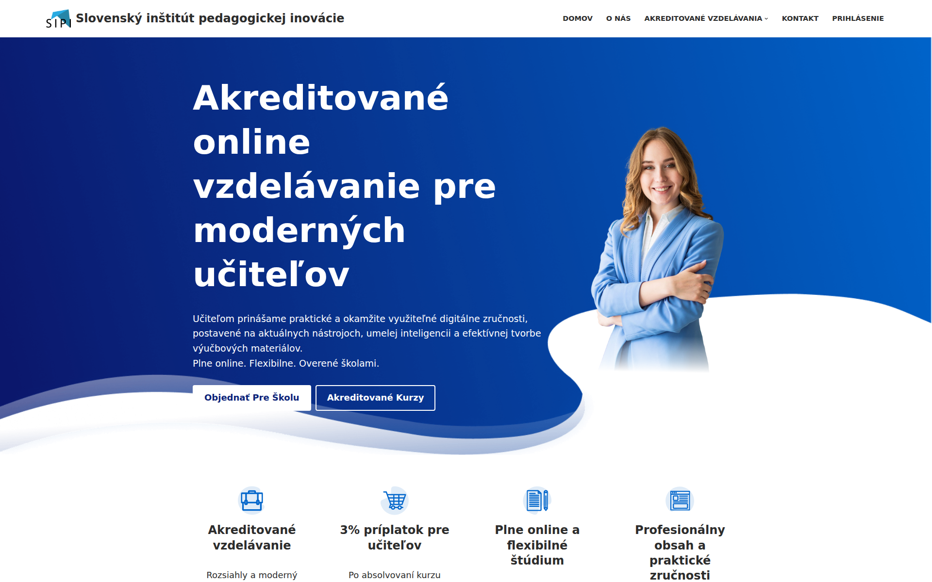 Náhľad webu sipi.sk