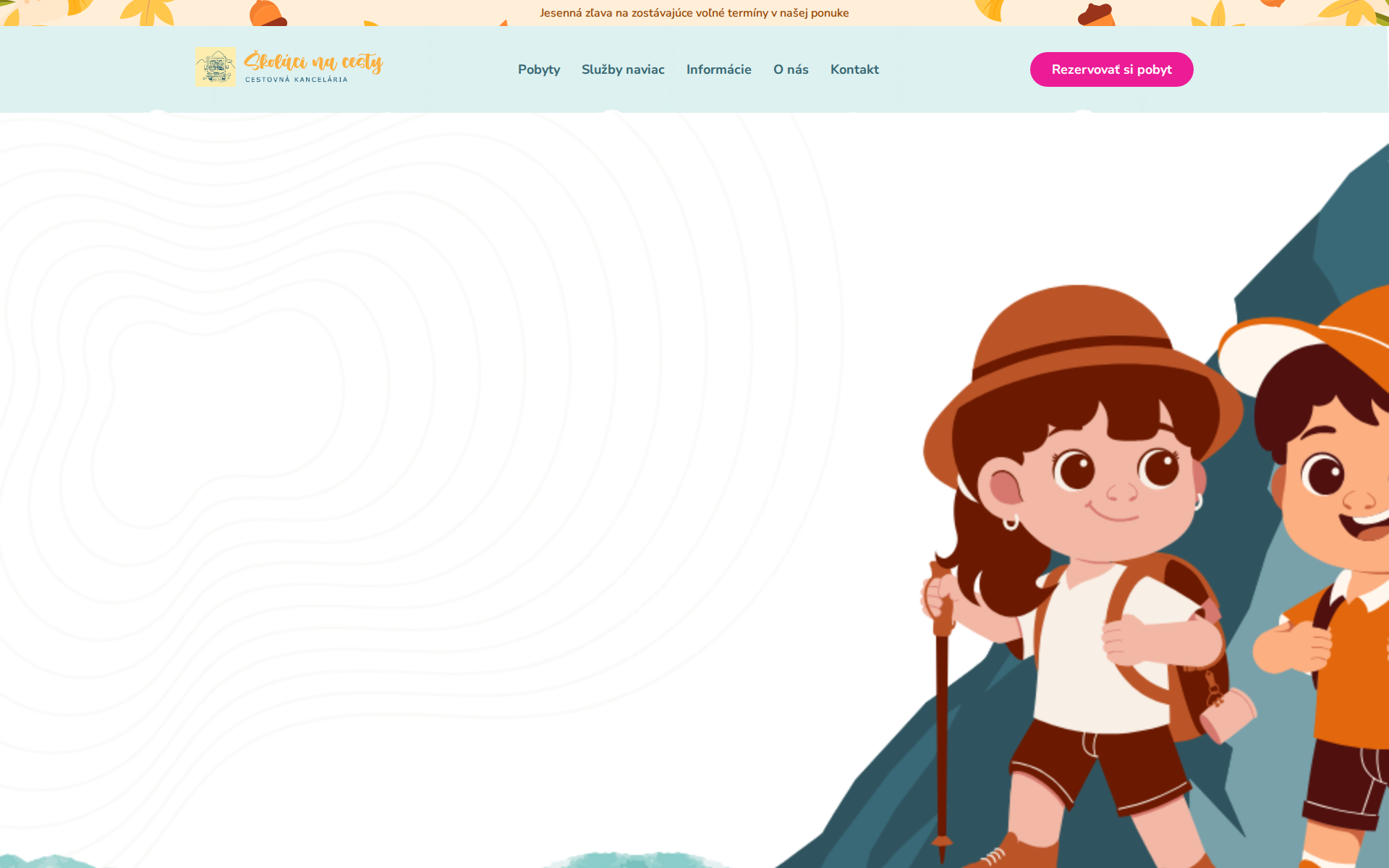 Náhľad webu skolacinacesty.sk