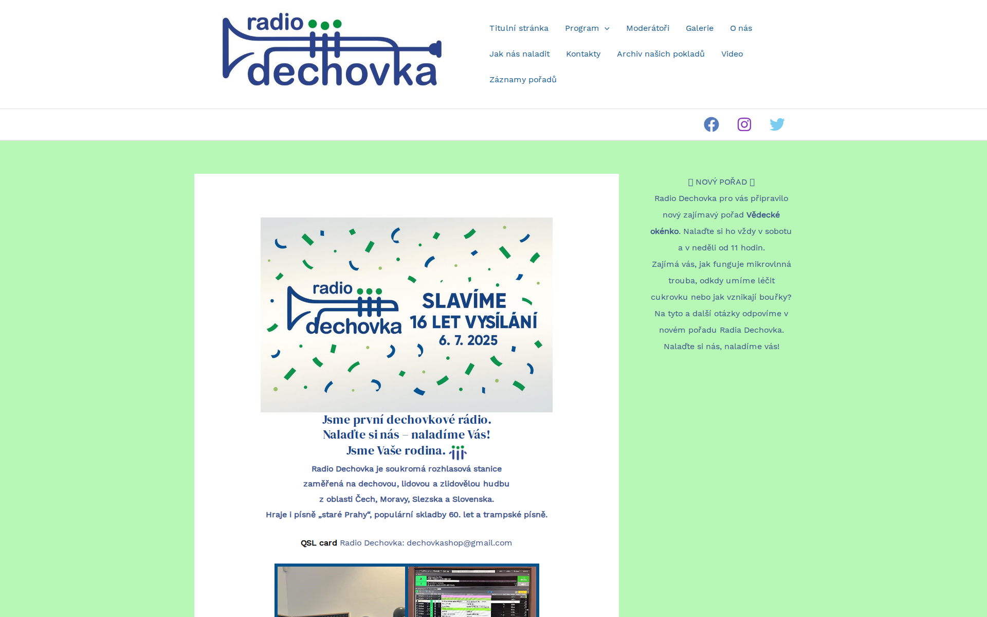 Náhľad webu slagrradio.sk