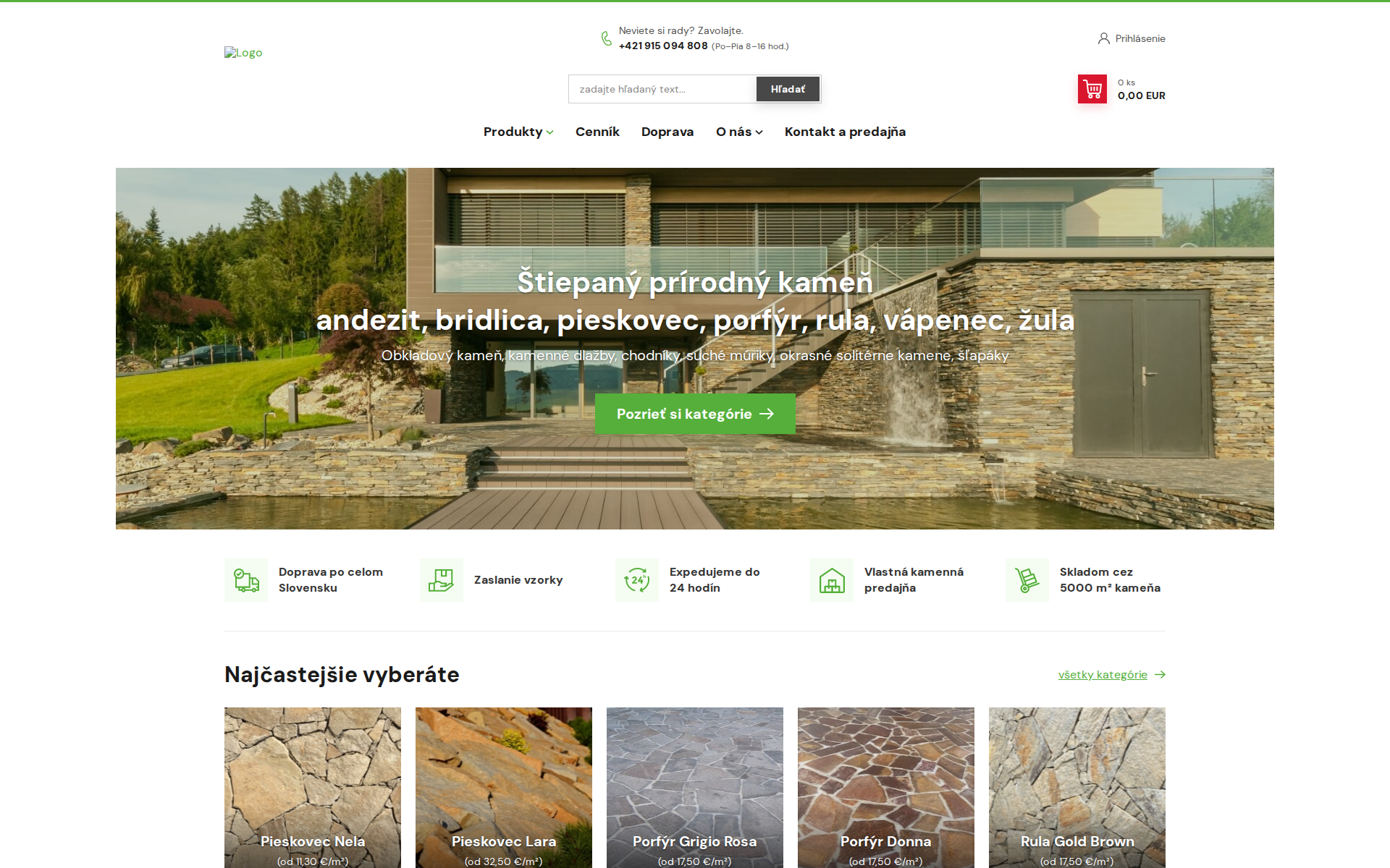 Náhľad webu slapaky.sk