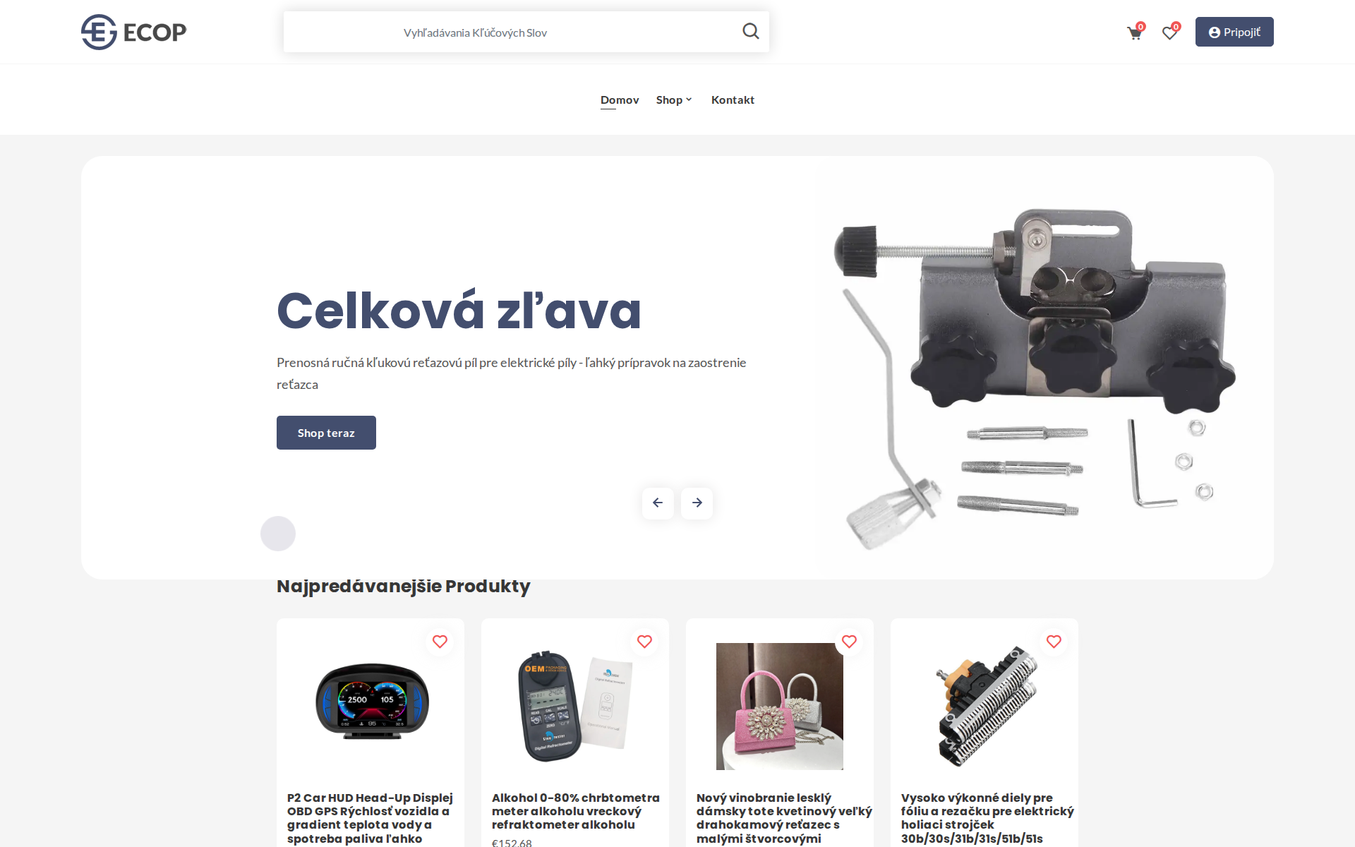 Náhľad webu sledujhned.sk