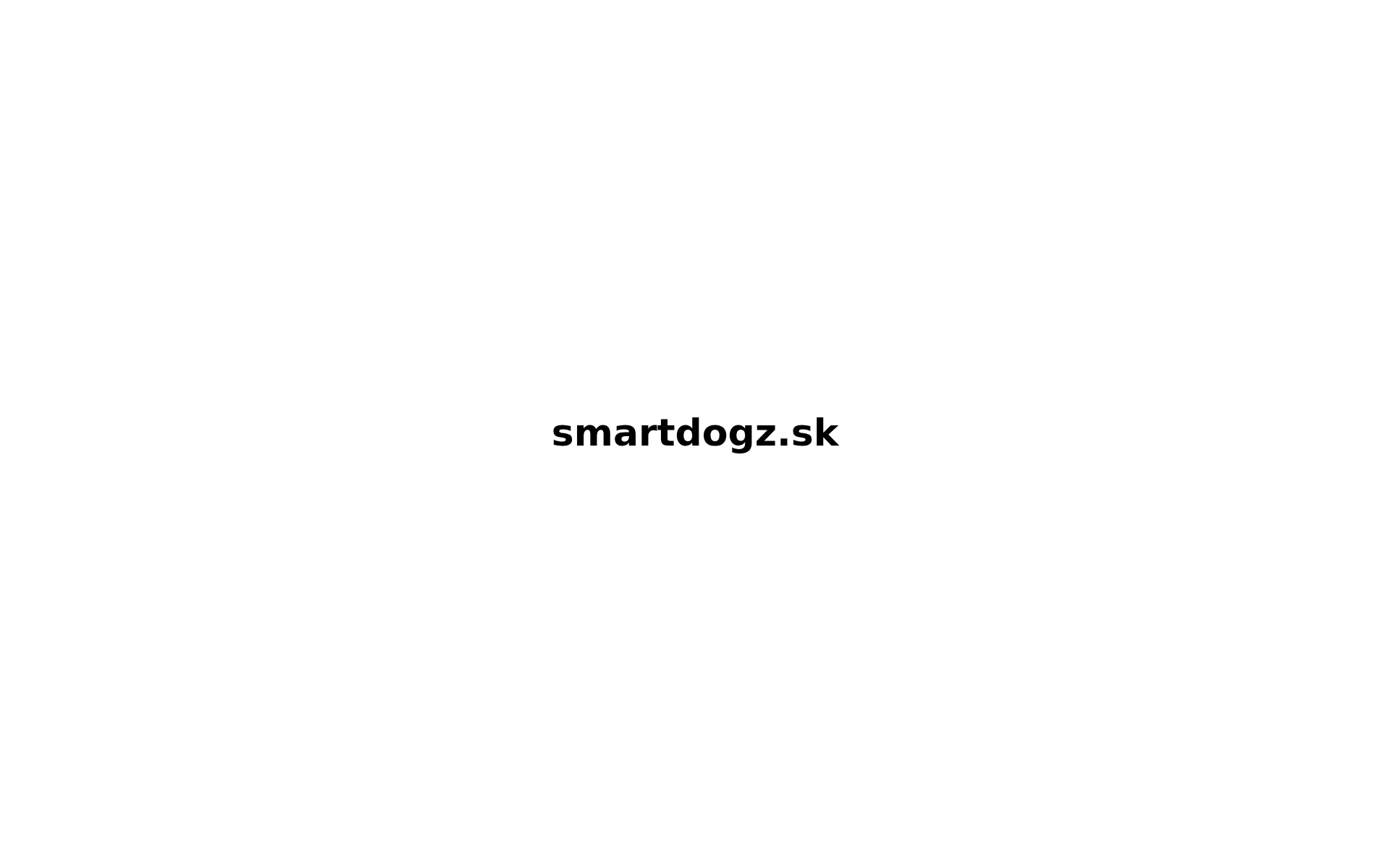 Náhľad webu smartdogz.sk