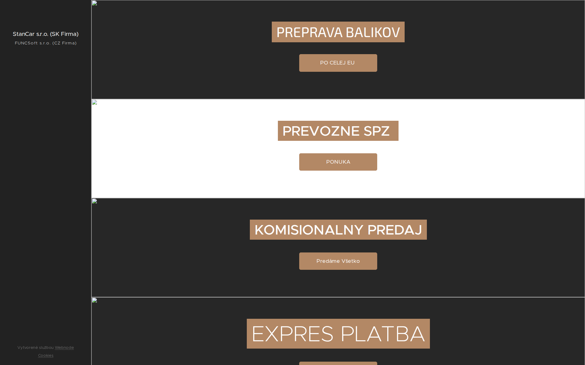 Náhľad webu softclose.sk