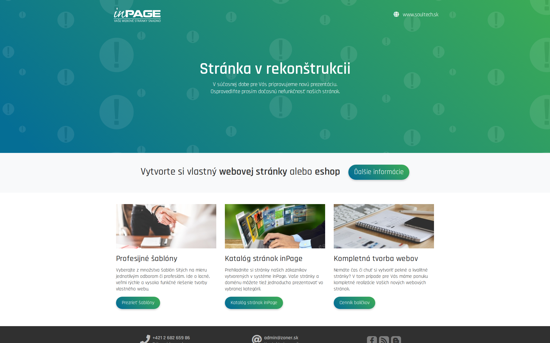 Náhľad webu soultech.sk