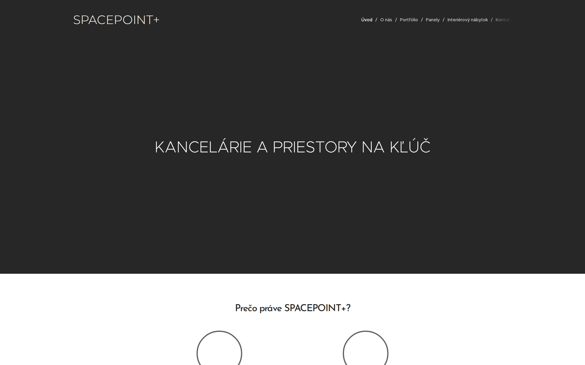 Náhľad webu spacepointplus.sk