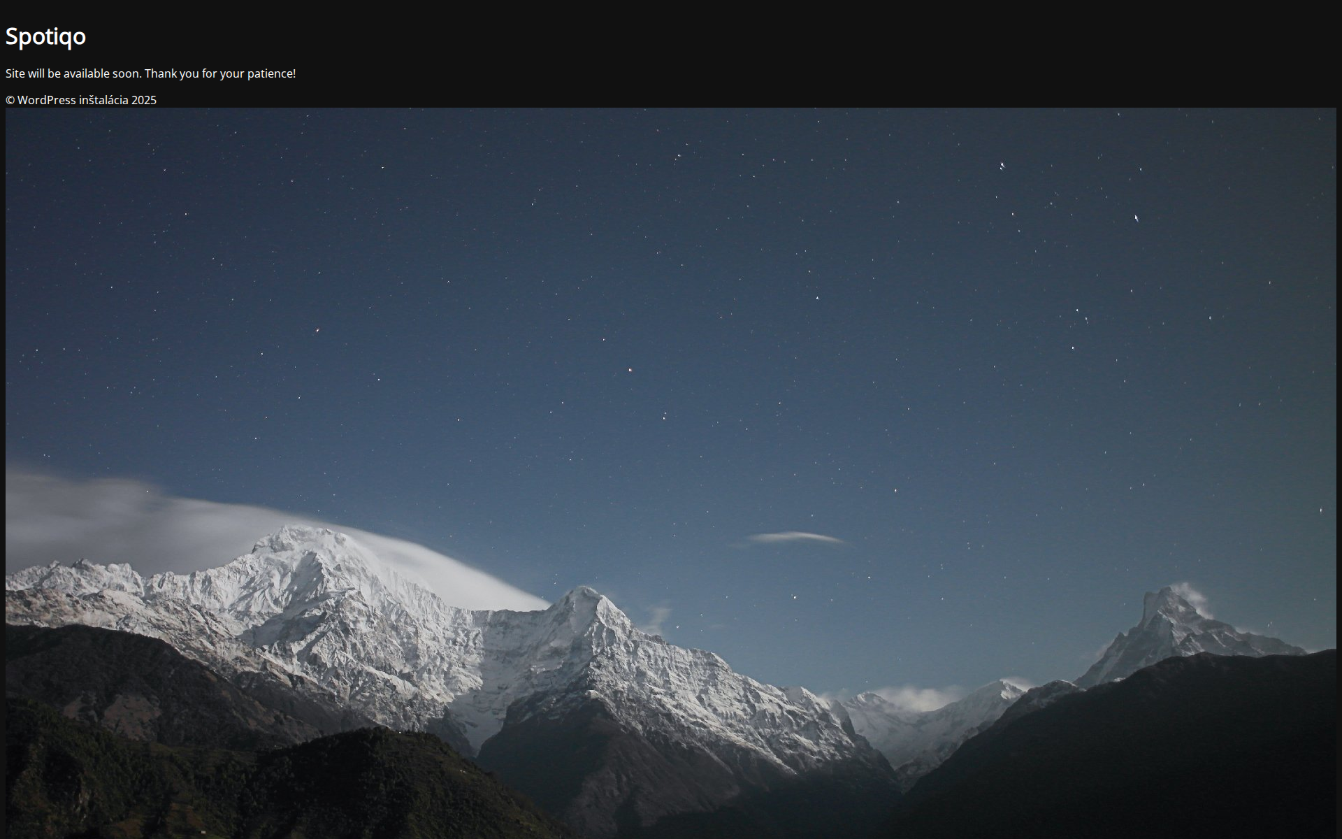 Náhľad webu spotiqo.sk